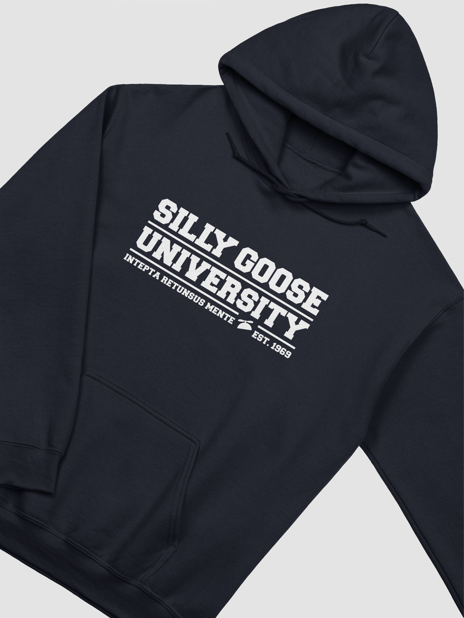 SGU Full Text Front Logo & Coat of Honks Back - Gildan Hoodie