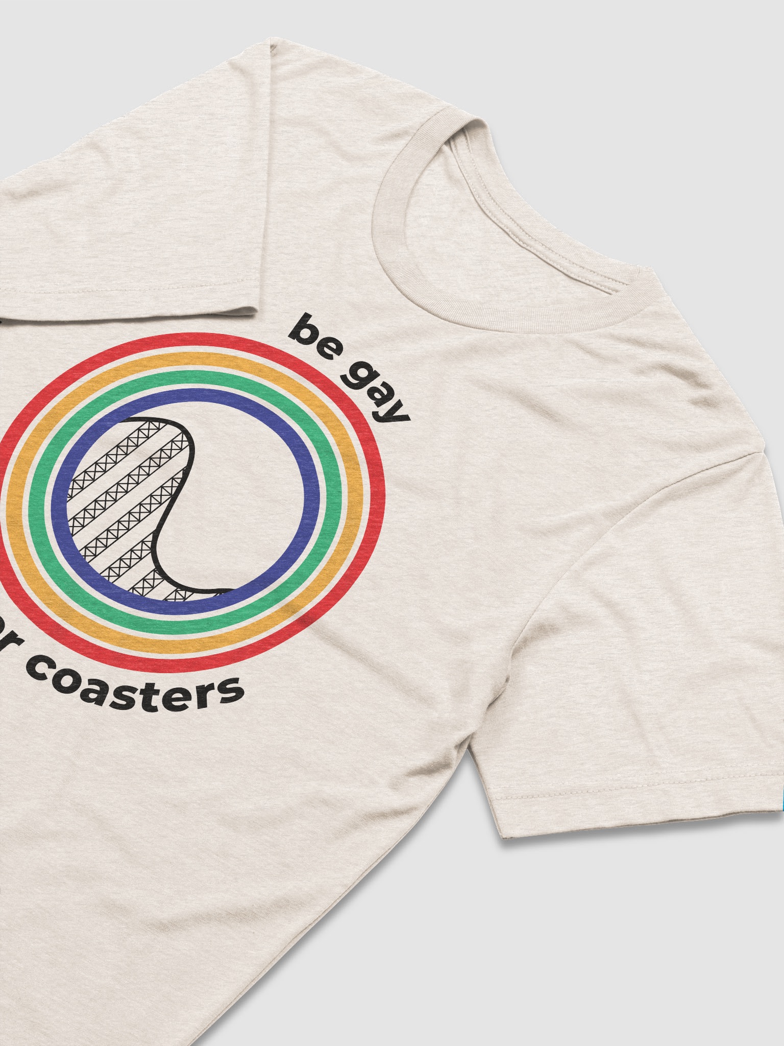 Be Gay, Ride Rollercoasters (light - tri-blend) | Adventures with Alex  Official Store