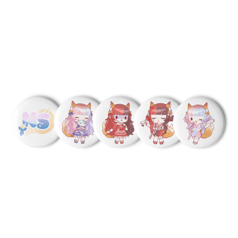 Nini Button Pins | NiniStarlight