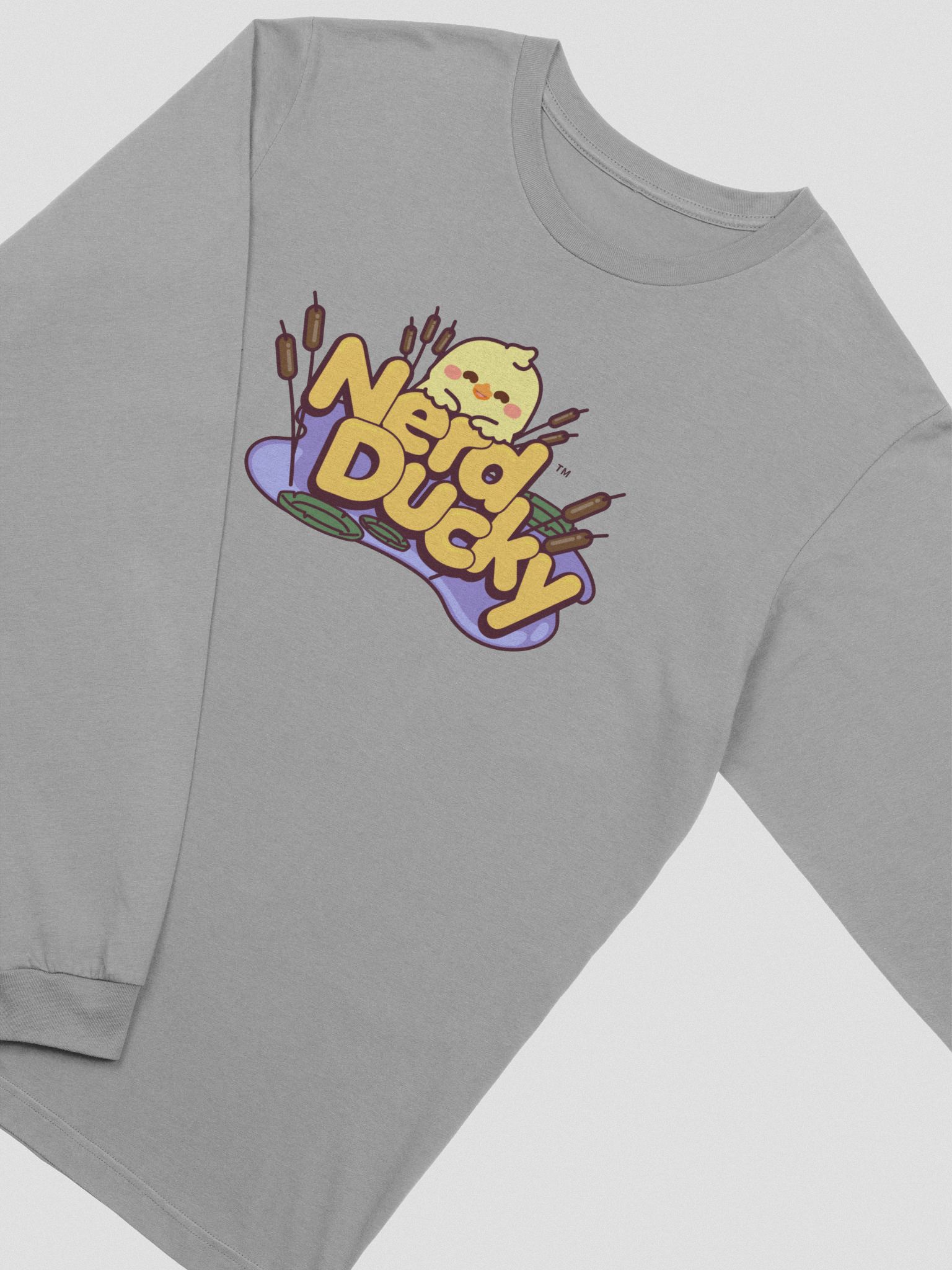 Ducky Ducky Nerd | Sleeve T-Shirt Logo Long