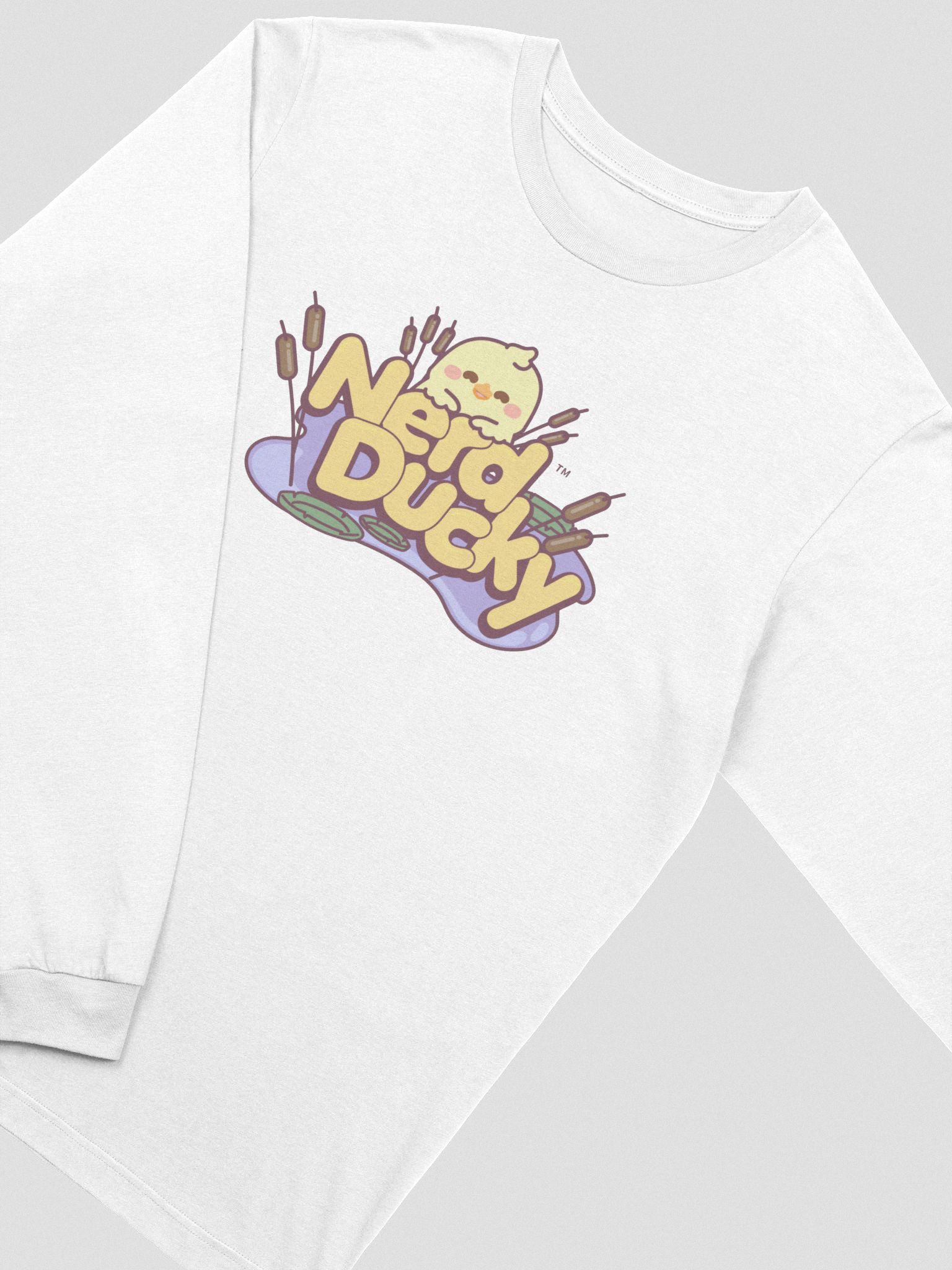 Ducky | Ducky T-Shirt Logo Nerd Long Sleeve