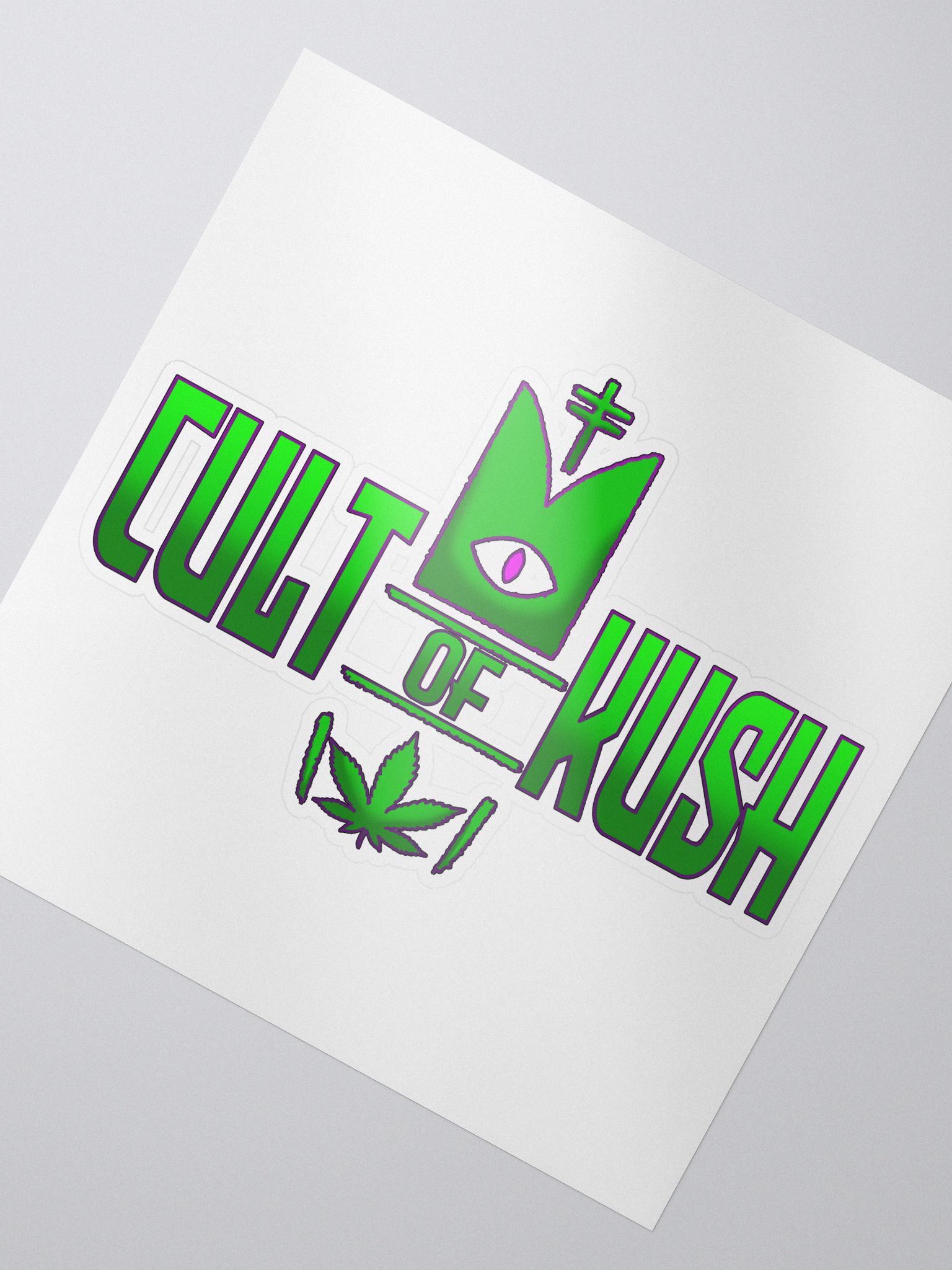 Cult of Kush Sticker | WVKush