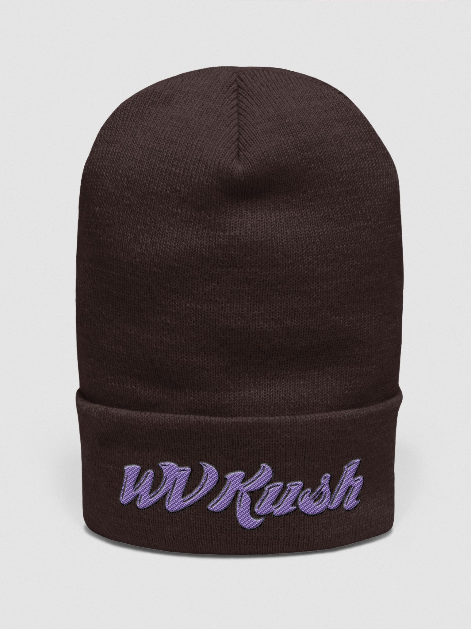 WVKush Logo Beanie (Purple Logo) | WVKush