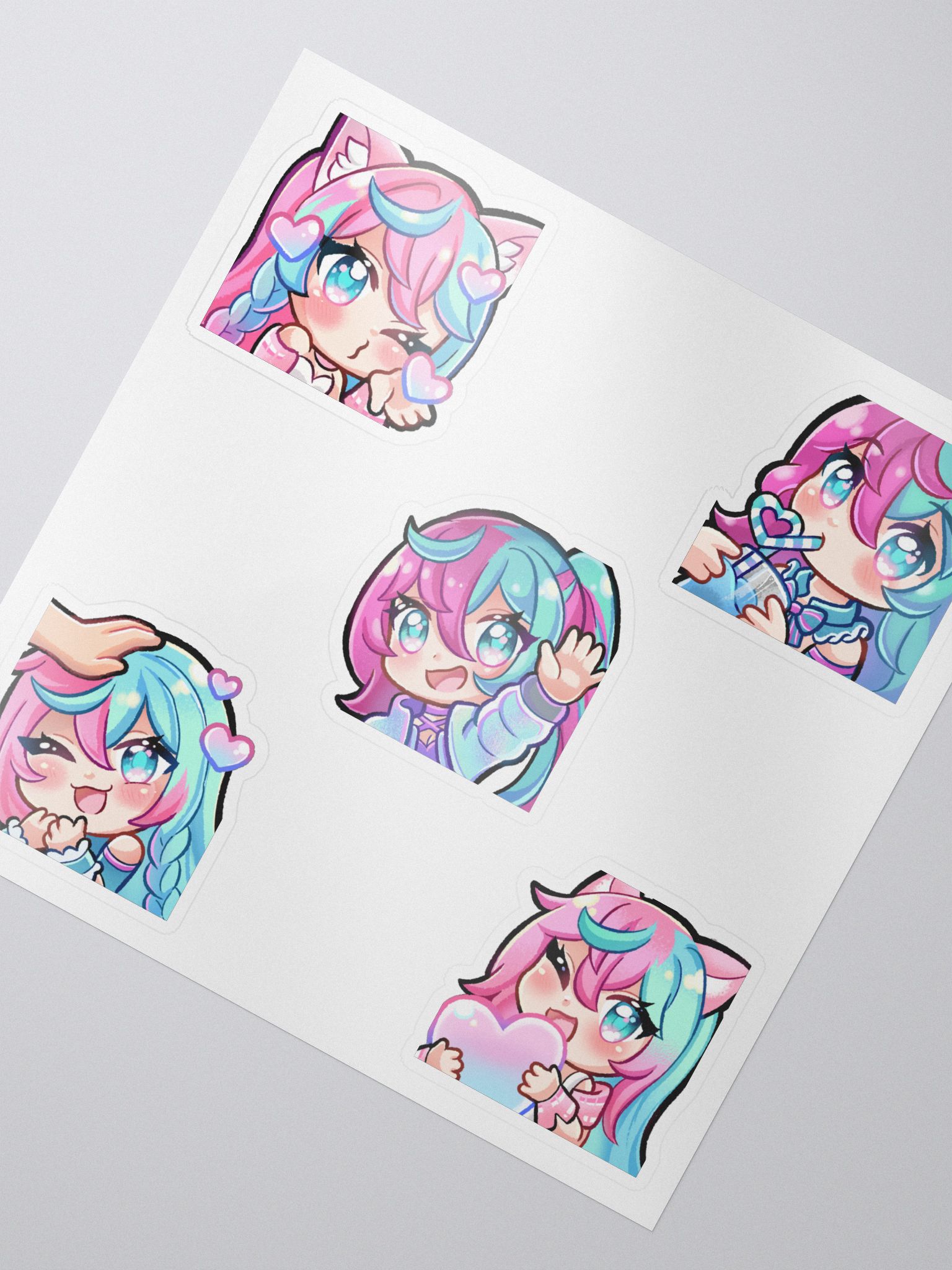 Emote Sticker Sheet | Mizuki