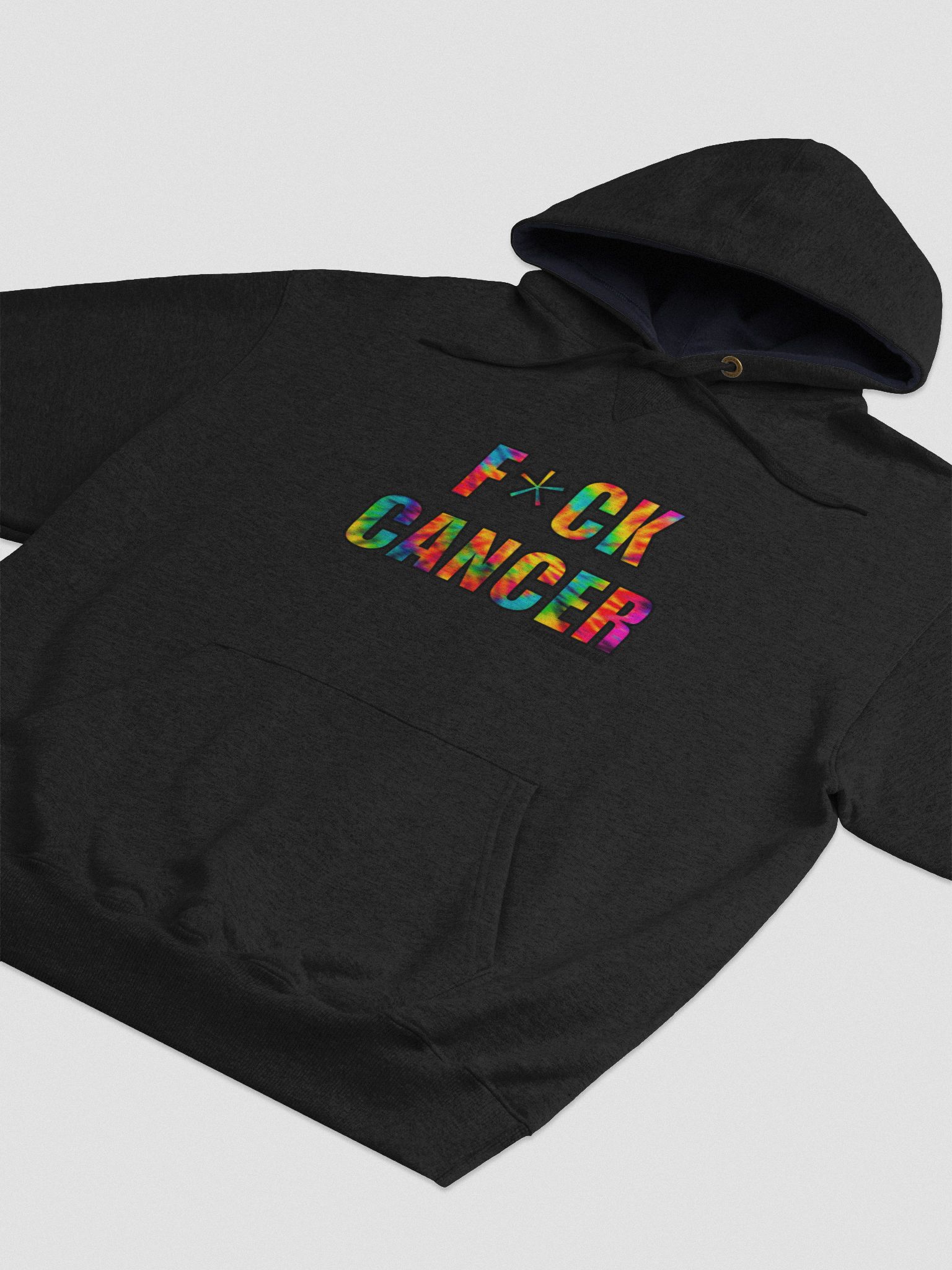 F@%K Cancer Unisex Champion outlet tie-dye hoodie