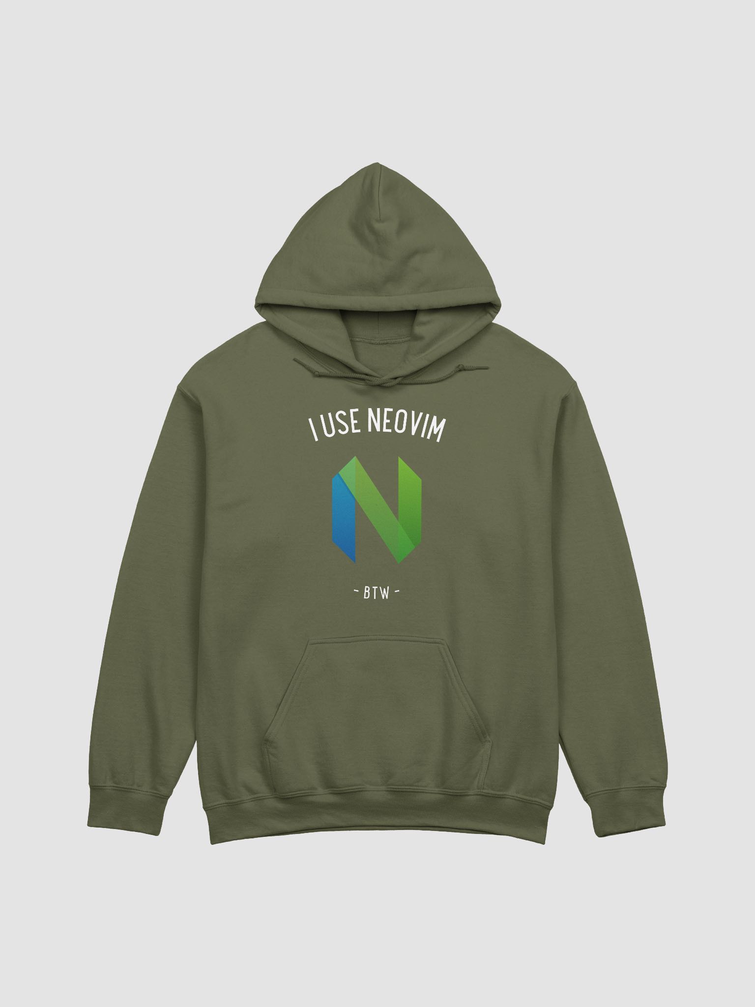 Pullover Hoodie BTW | NeovimBTW - NeovimBTW