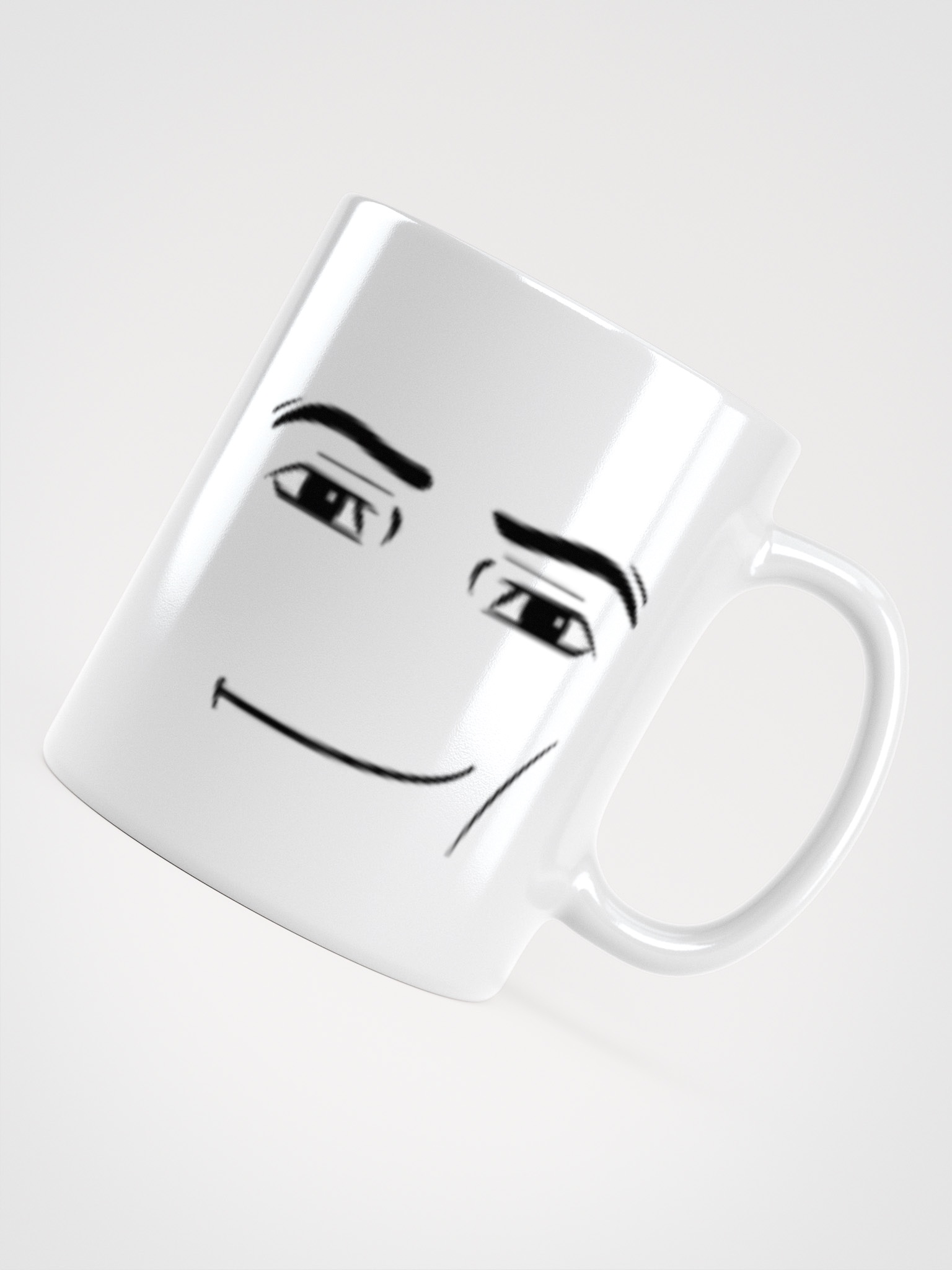 Personalized Roblox Man Face Customized Mug 11oz Double Sided 