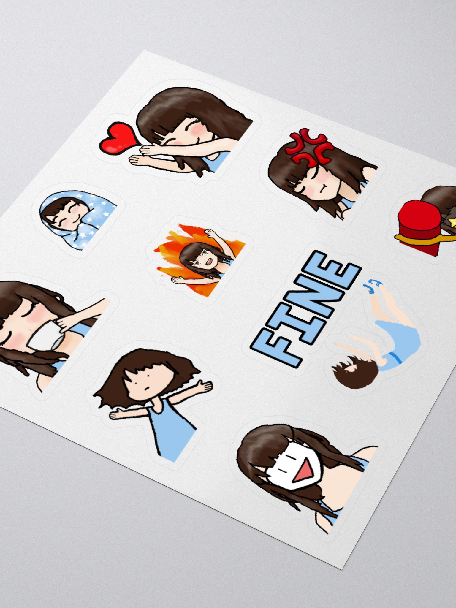 Emote Sticker Set | PreludeWish