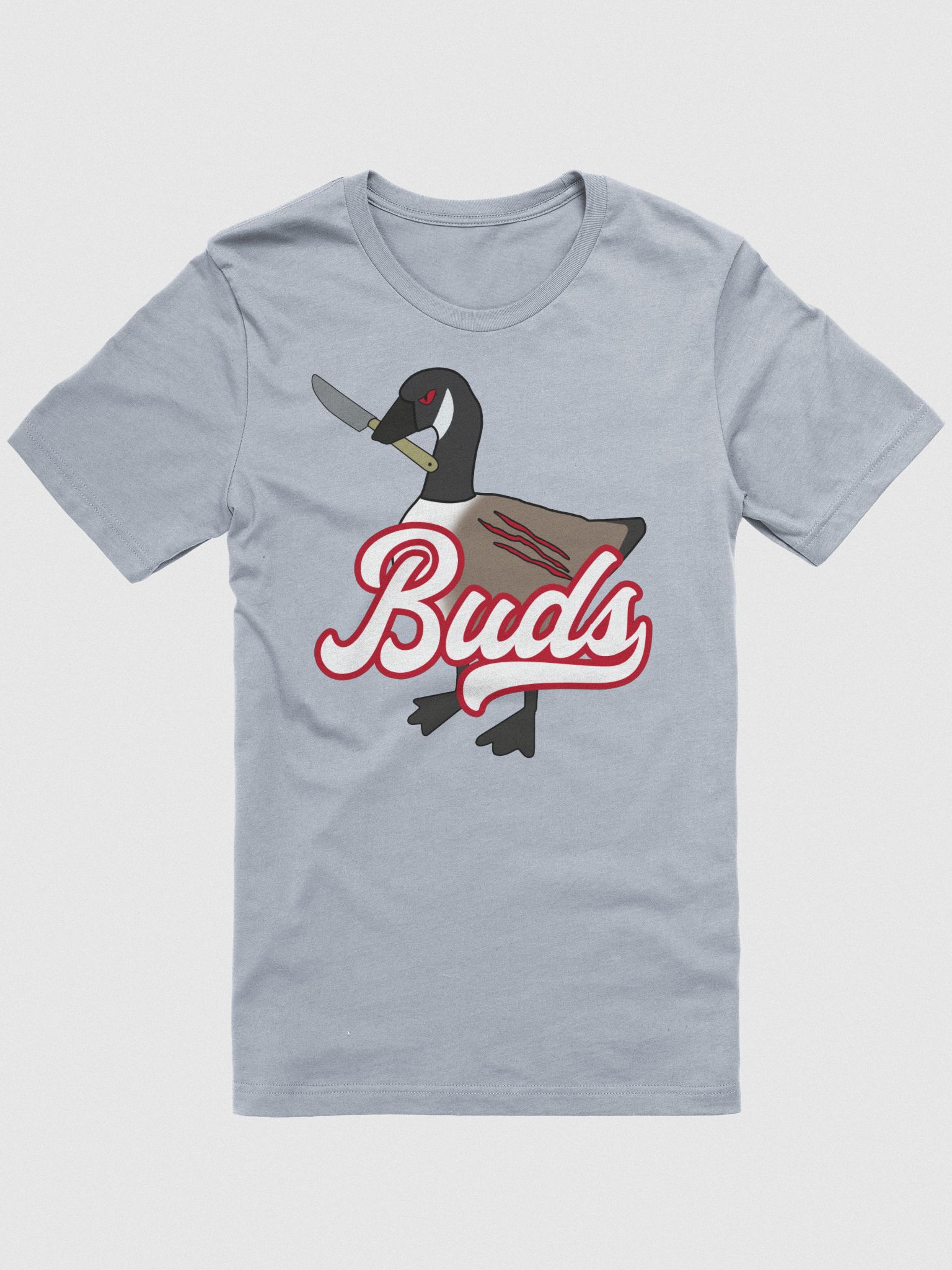 Buds Hockey Jersey Logo with Canadian Goose