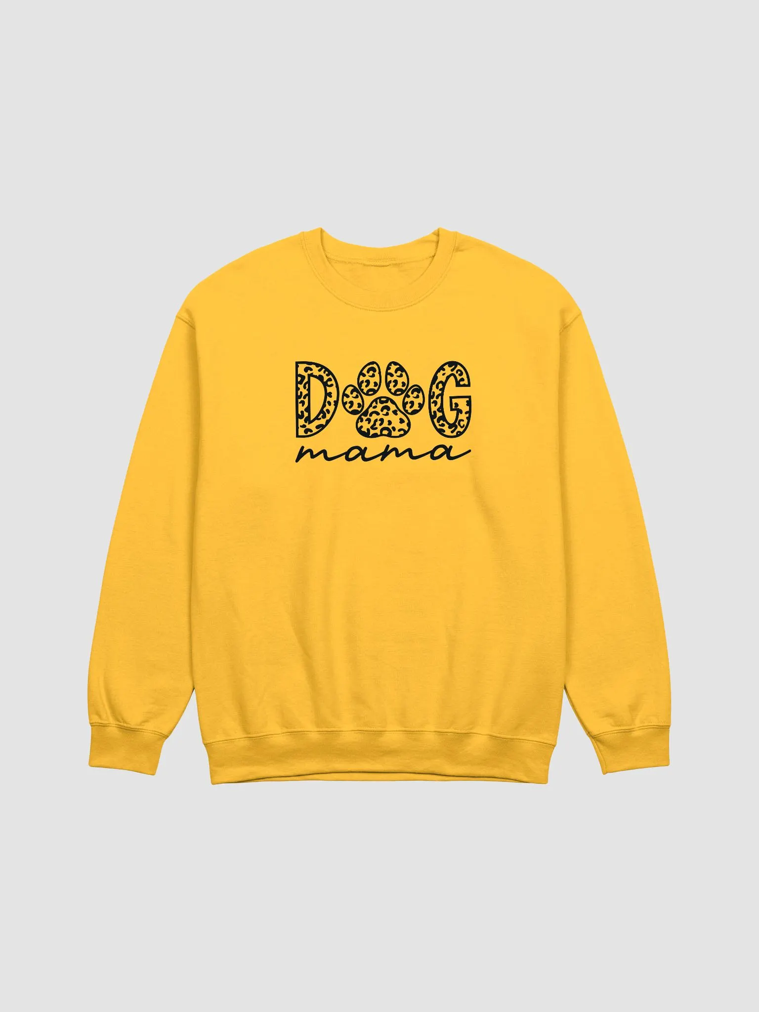 Leopard Print Dog Mama Sweatshirt | Cute Minimalistic Shirt