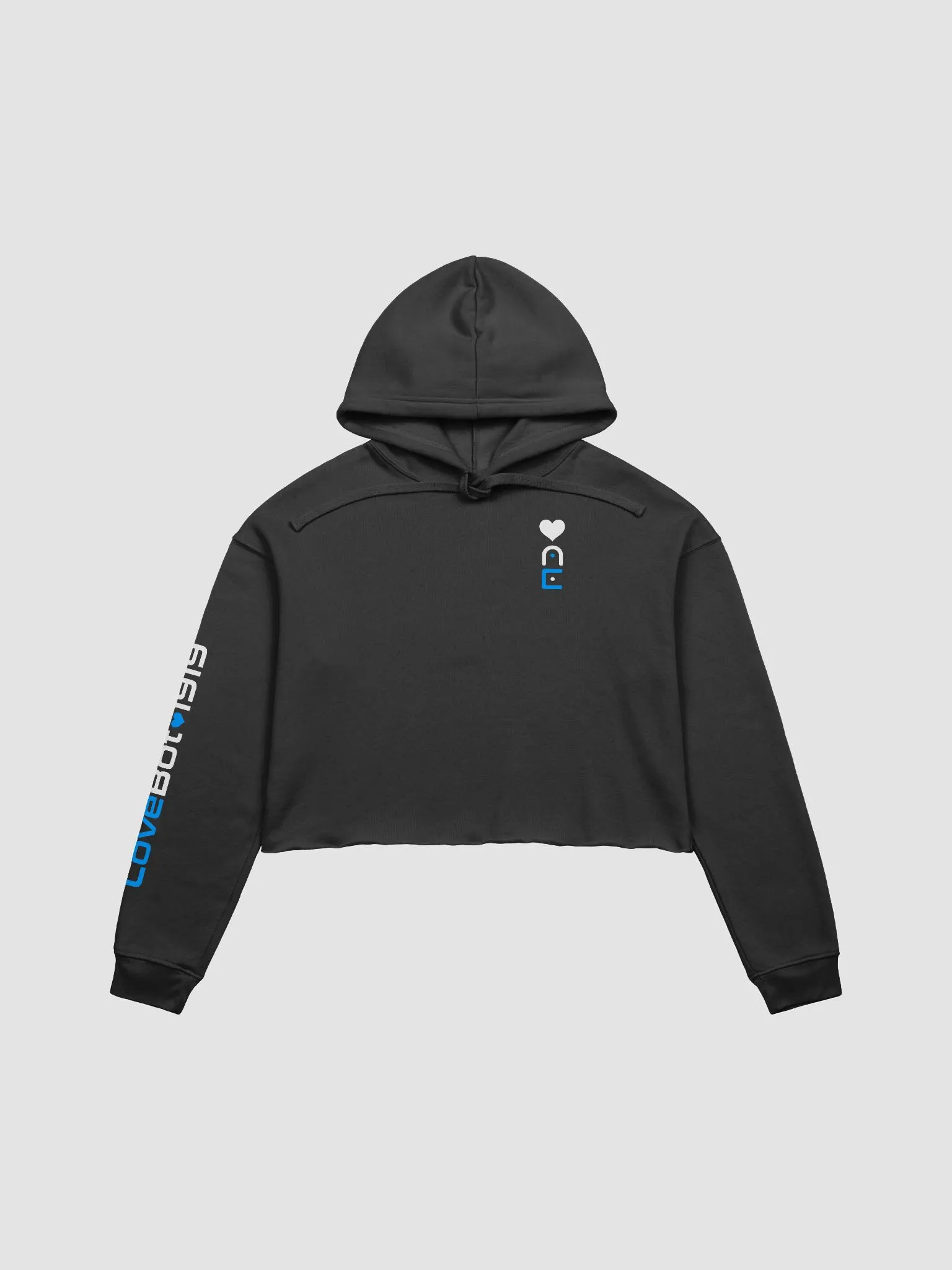 トップス BoTT LOVE BoTT PULLOVER HOOD XL LoveBot 1919 Crop Hoodie | Astrobleme Apparel