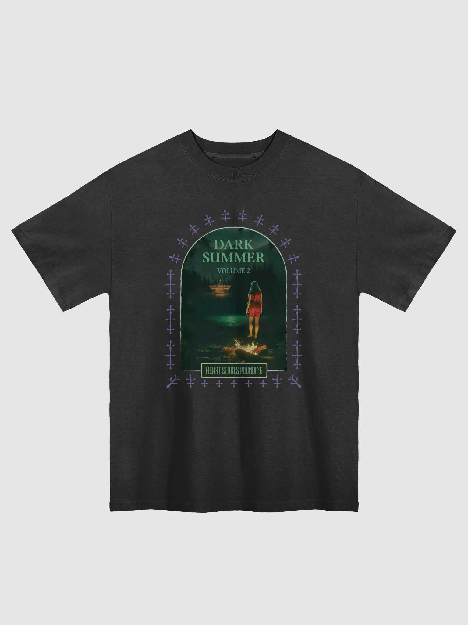 [BADBLOOD]◆韓国大人気◆Dark Classic Dusty T-Shirt◆追跡可◆ Oversized Dark Summer Vol 2 | Heart Starts Pounding