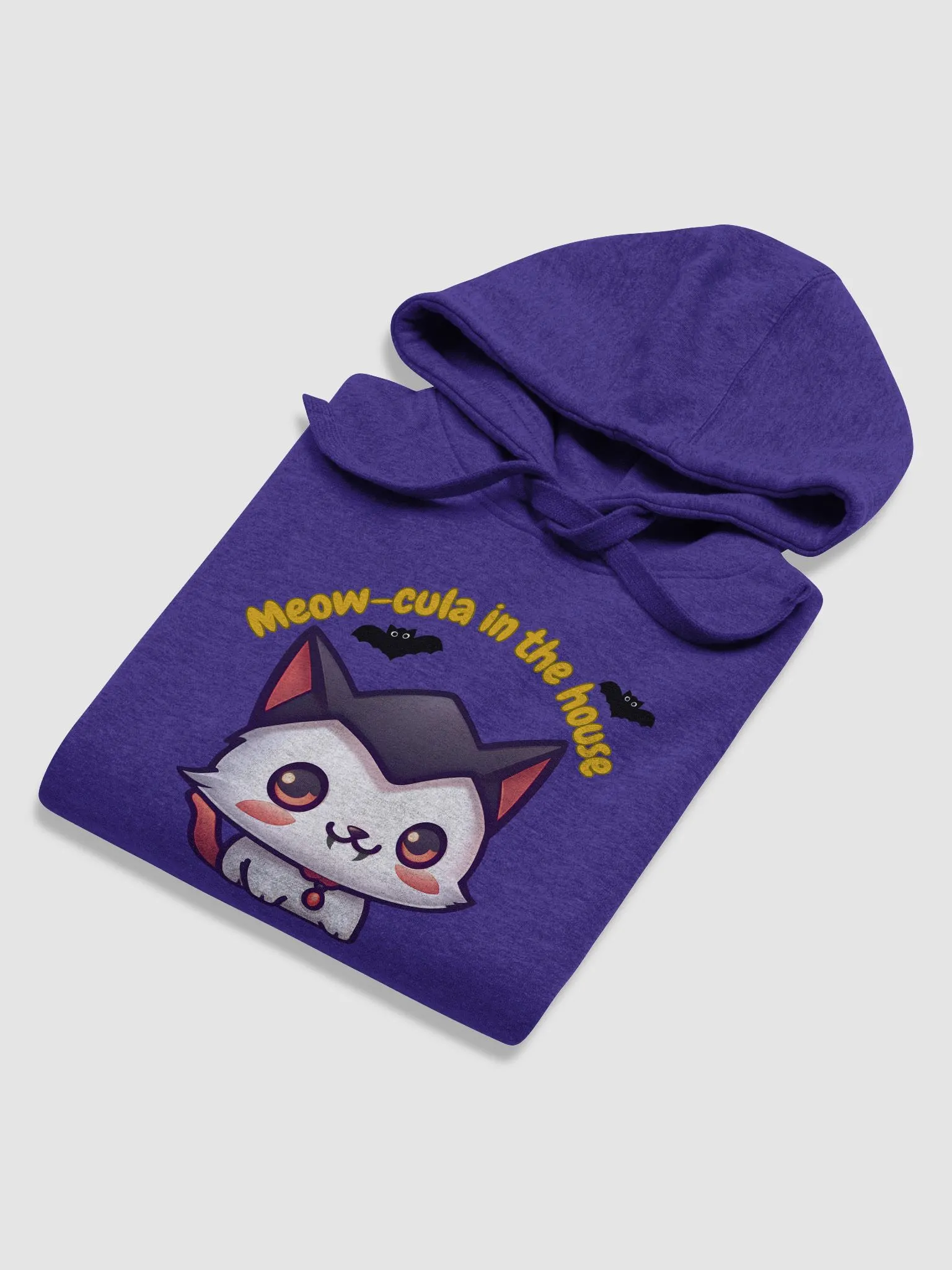 Meow-cula Vampire Cat Premium Hoodie | Agora of Design