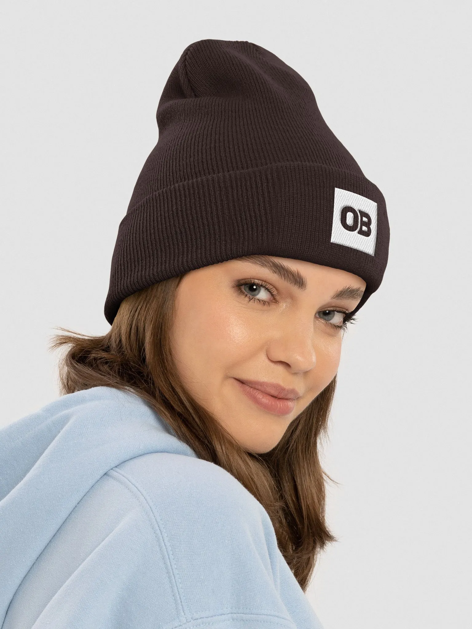 韓国女子 25SS [ORDINARY HOLIDAY] TWO TONE DESTROYED BEANIE Odablock [OB] Beanie | Odablock