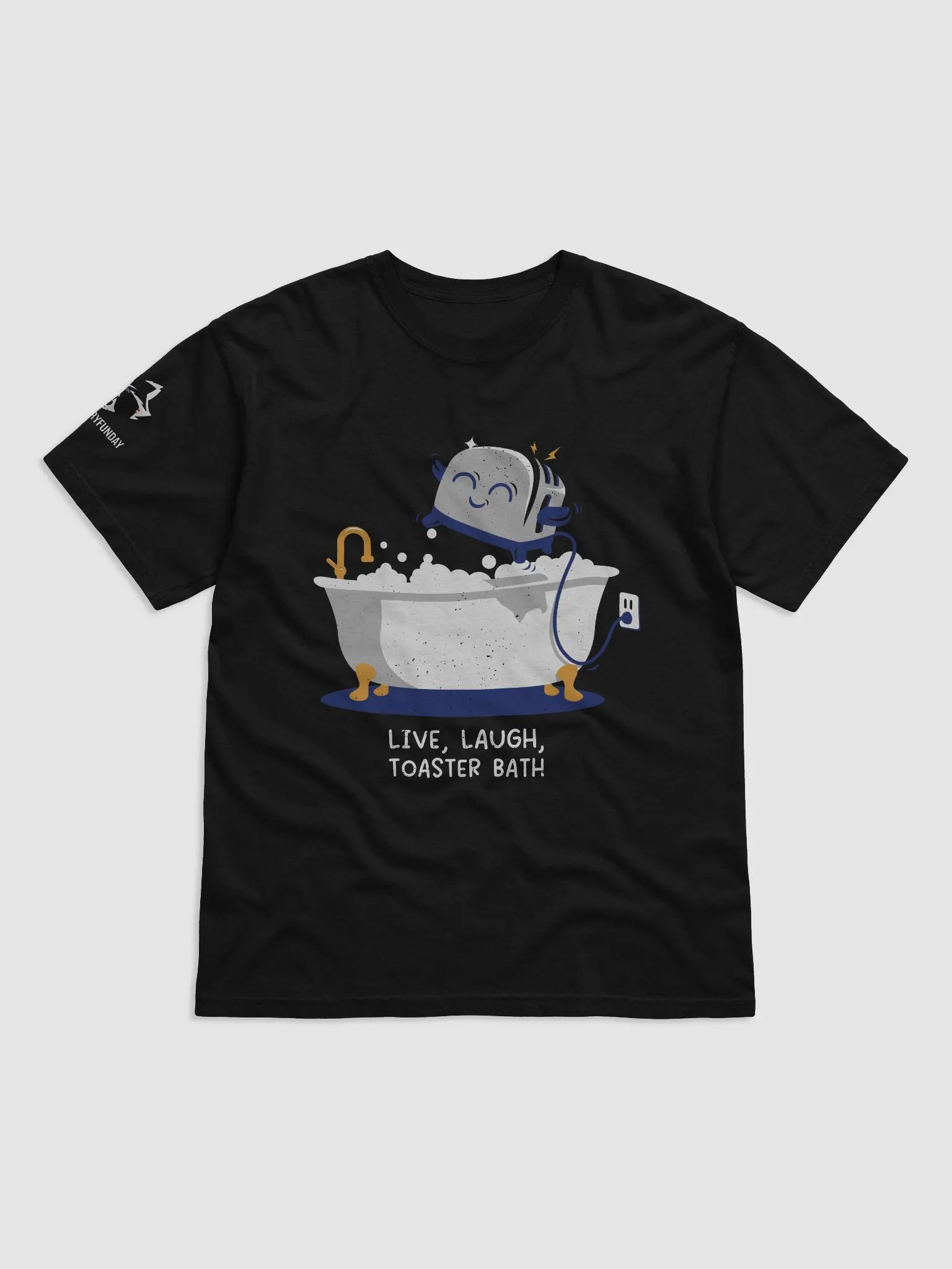 Live, Laugh, Toaster Bath Men's Tee | MandatoryFunDay