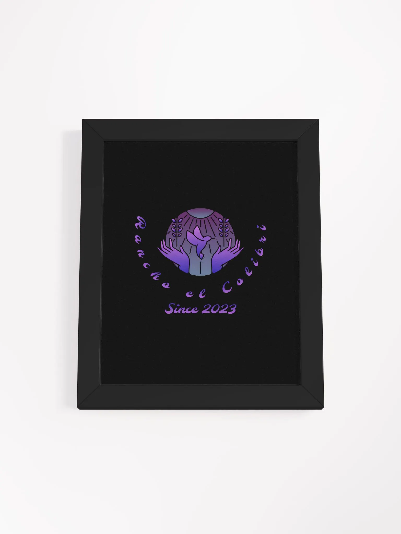 Rancho El Colibri Hummingbird logo