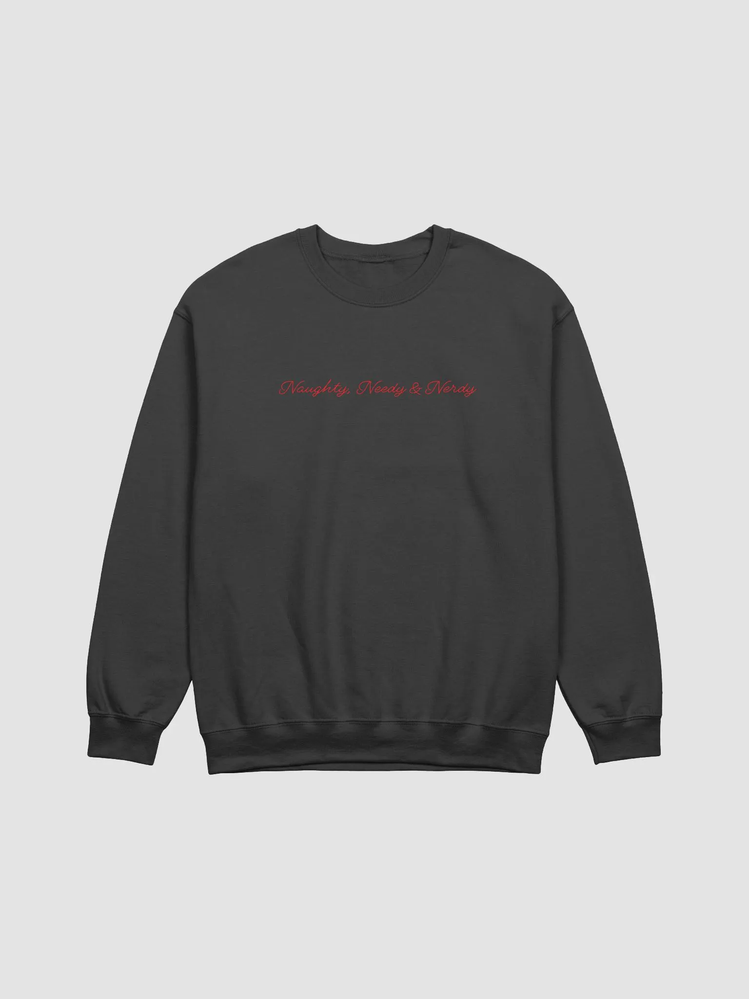 Naughty, Needy & Nerdy (Red) - Sweater | QueenOfVikings