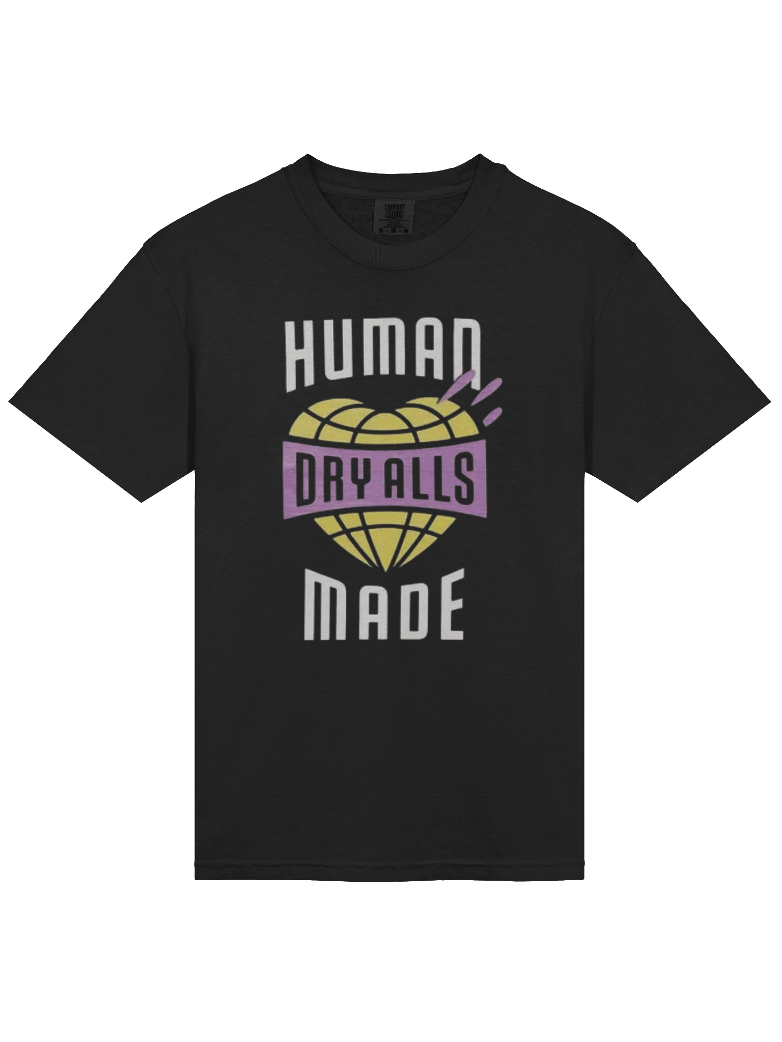 Human Made Dry Alls Black Graphic T Shirt | Human Made