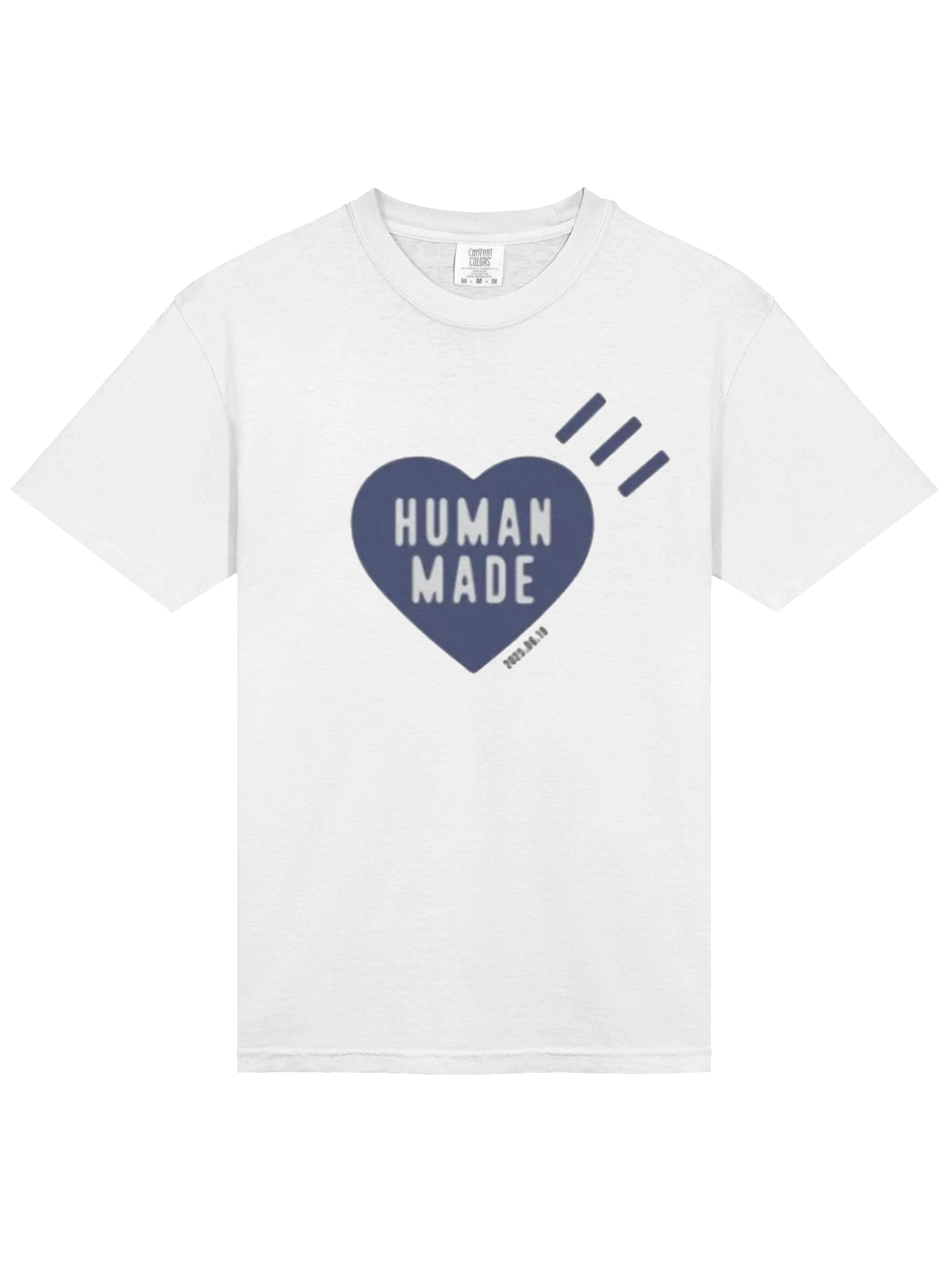 Human Made 長袖シャツ　青　ハートロゴ刺繍　ヒューマンメイド　M Human Made T-Shirt Heart Blue | Human Made | ヒューマン メイド