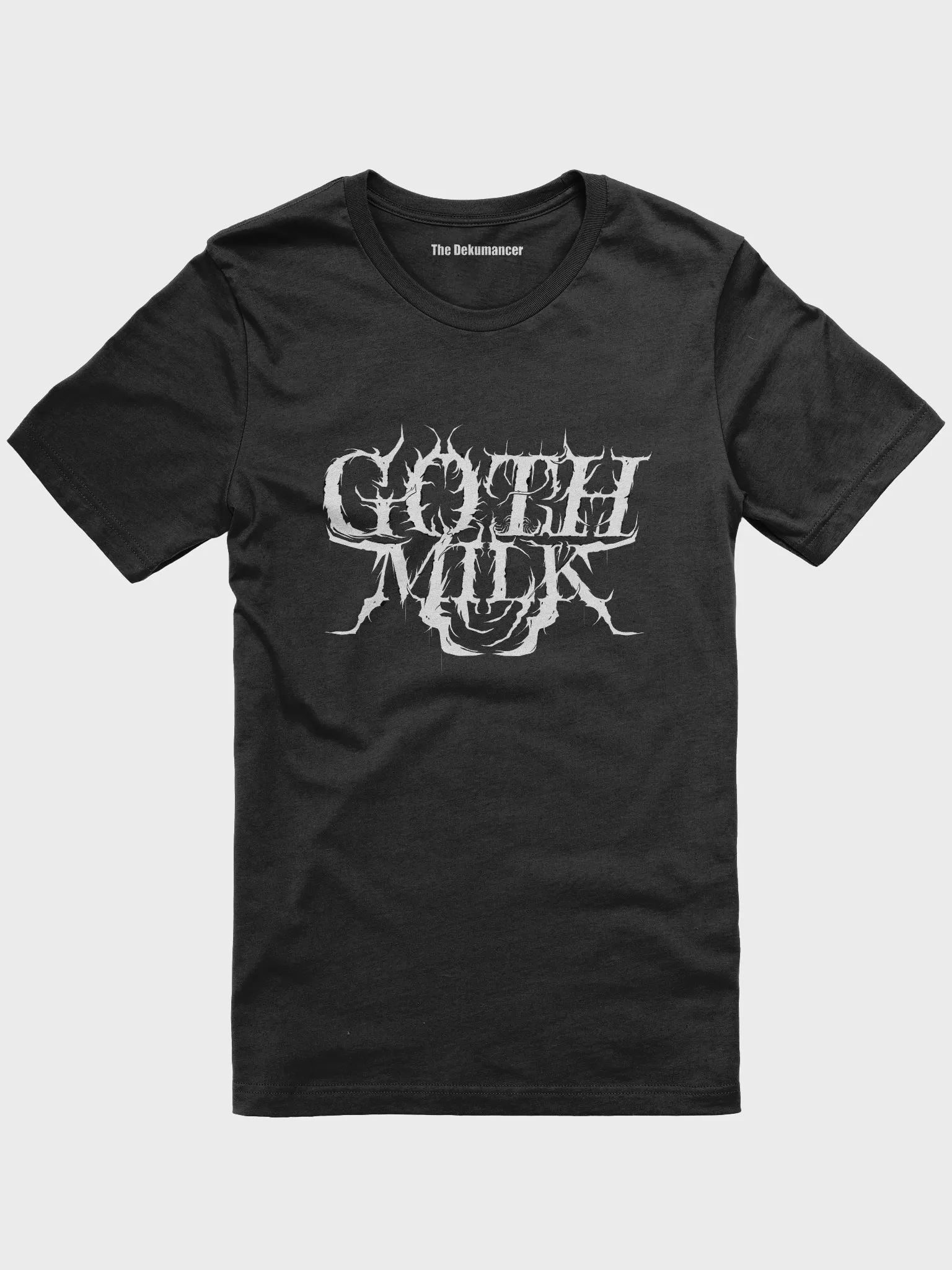 Goth Milk? ( Black T Shirt ) | TheDekumancer