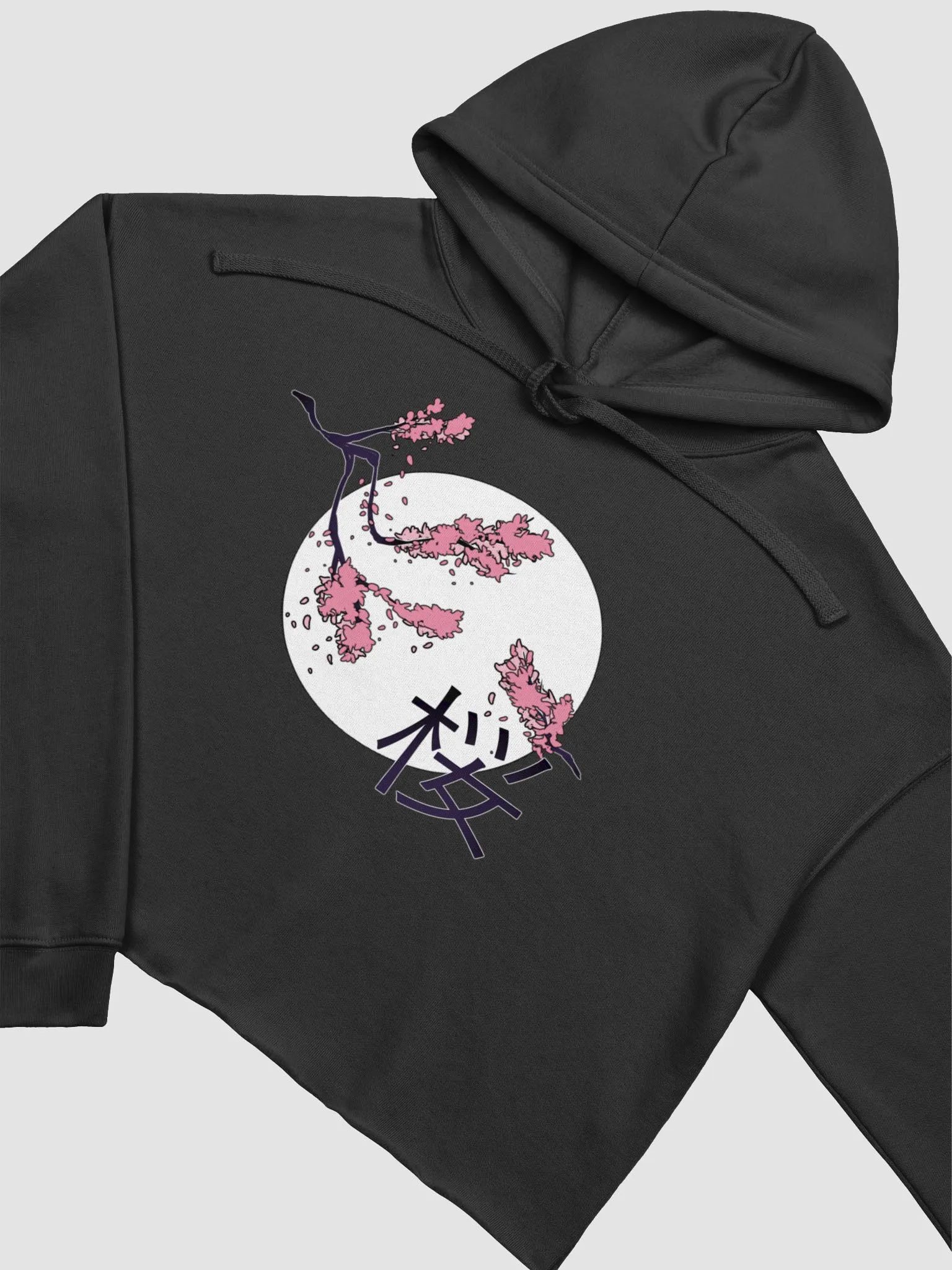Cropped Sakura Hoodie | CafeFoxTale