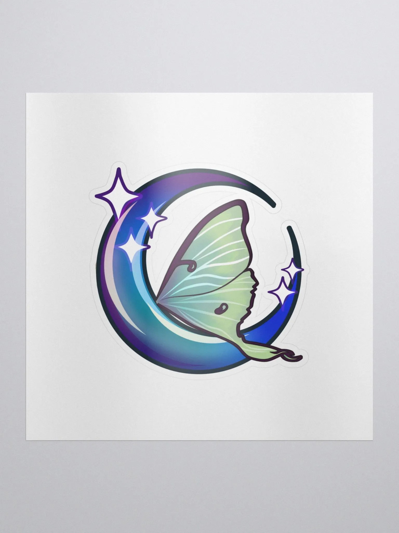 「BLUE MOON・ブルームーン・コロナ」★おしゃれ看板…新品雑貨4点セット Blue Moon Sticker | LunaMothWings