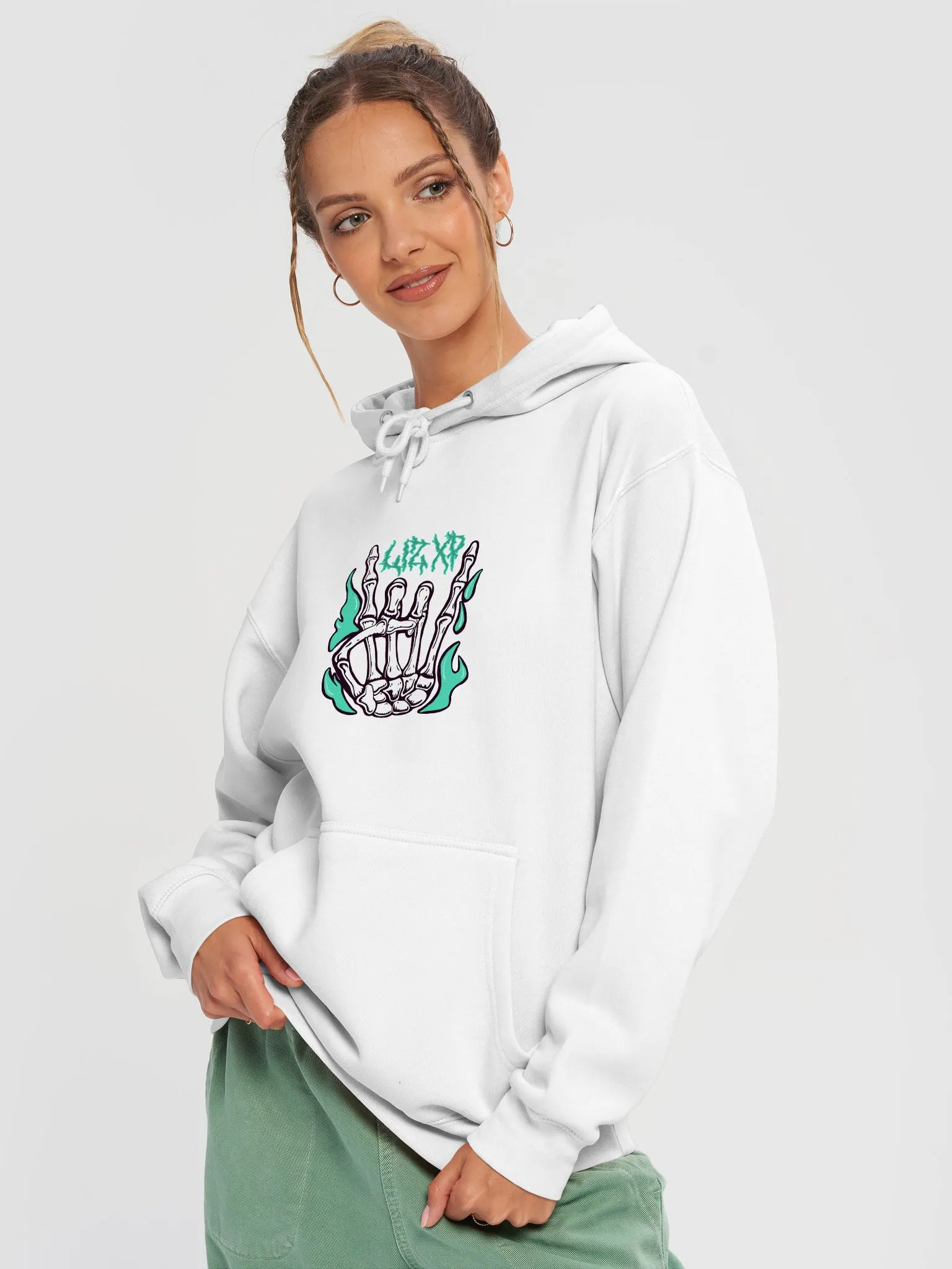 【LELU_hs】 Liz XP Rock Hand Unisex Hoodie | Liz_XP