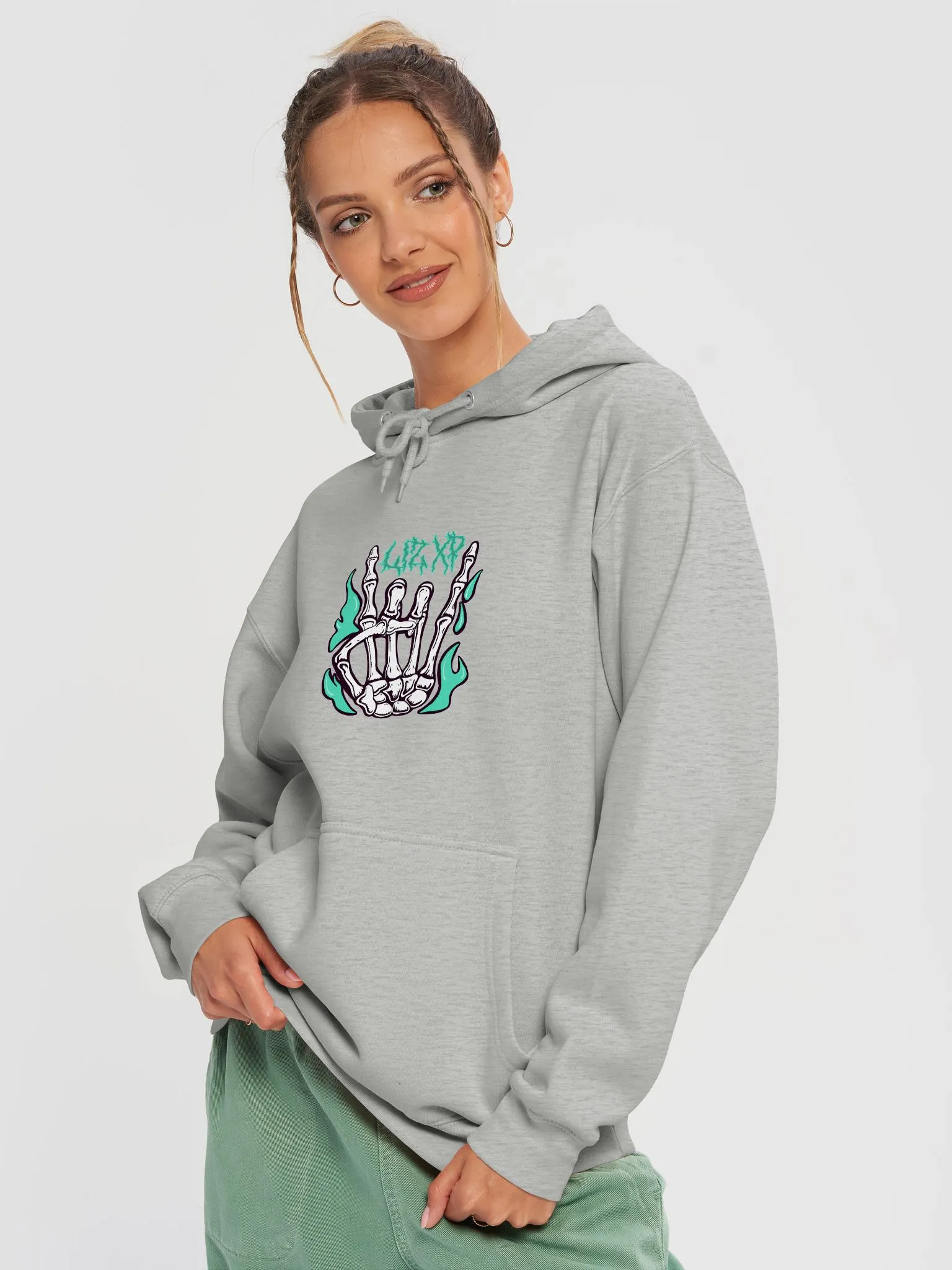 【HI FI FNK】Liz Waffled Hoodie BLANKWA125_Tan_133040939545158