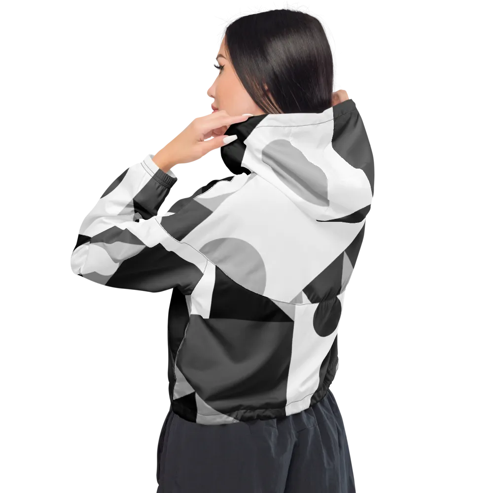 The Aspen Cropped Windbreaker Jacket | Active Monarch | Yoga