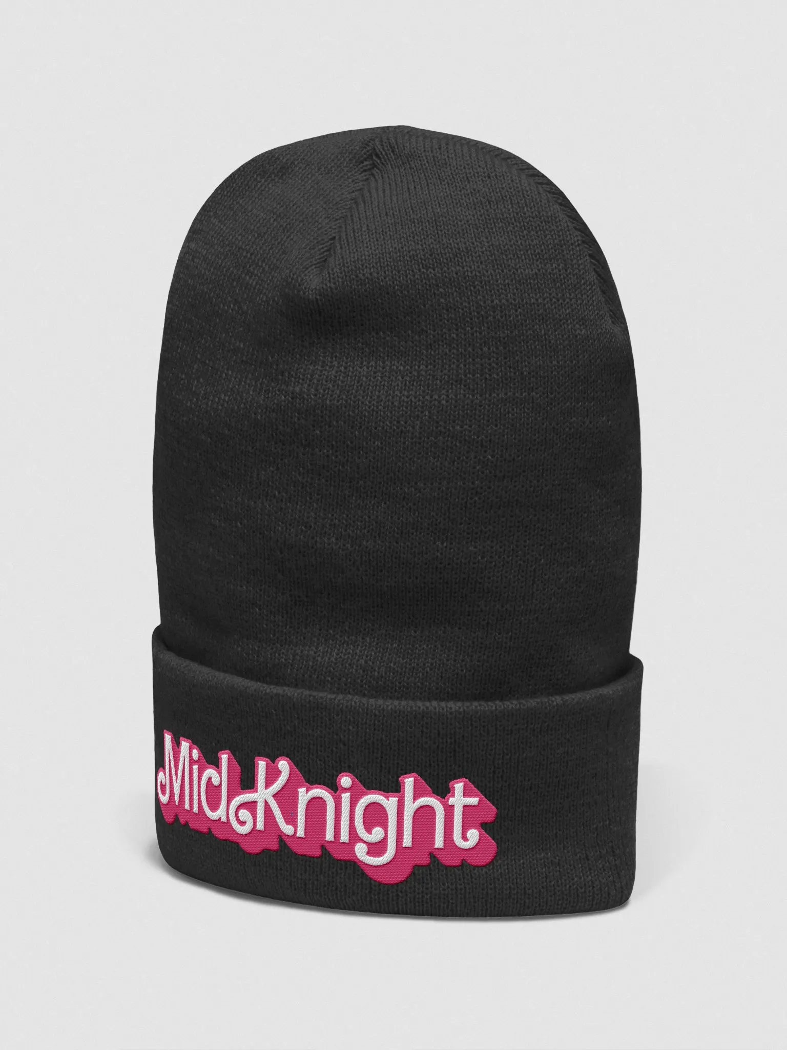 Pink Logo MidKnight Beanie | The MidKnight Inventors: FIRST