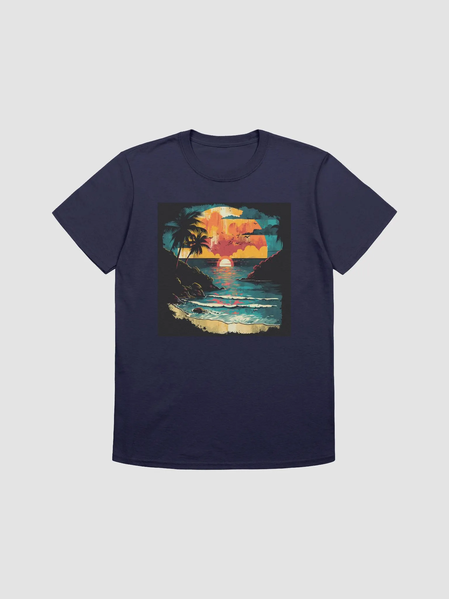 Tシャツ・カットソー UMBRO Tropical Oasis Paradise Fresh Short Sleeve T-Shirt Blu Tropical Sunset Paradise T-Shirt, Summer Collection #003