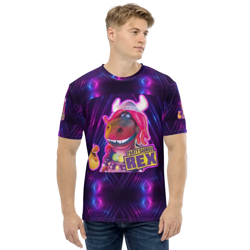 トップス dinoworks 4way souvenir tee Neon Diamond Partysaurus Rex All Over Tee | DieselThreadsLLC
