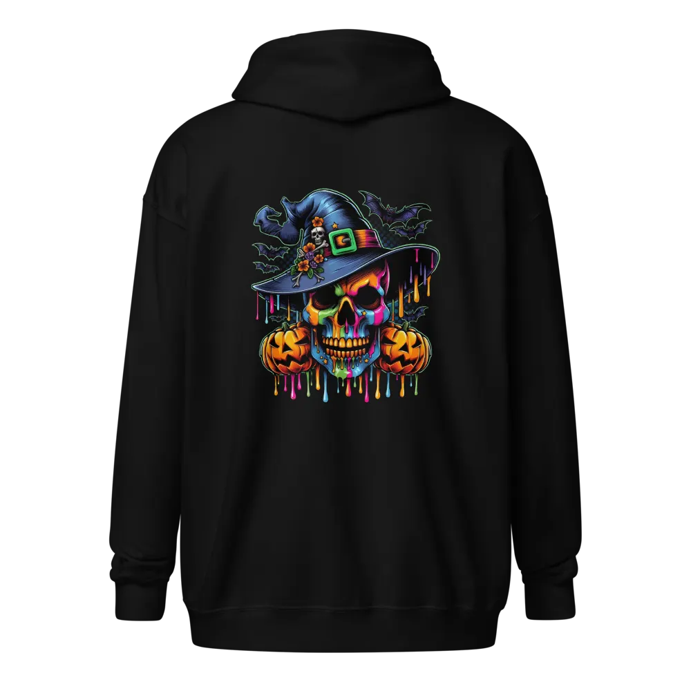 ◆ゆき❀◆ Witchy Skull Anatlus89 Zip-Up Hoodie | Anatlus89