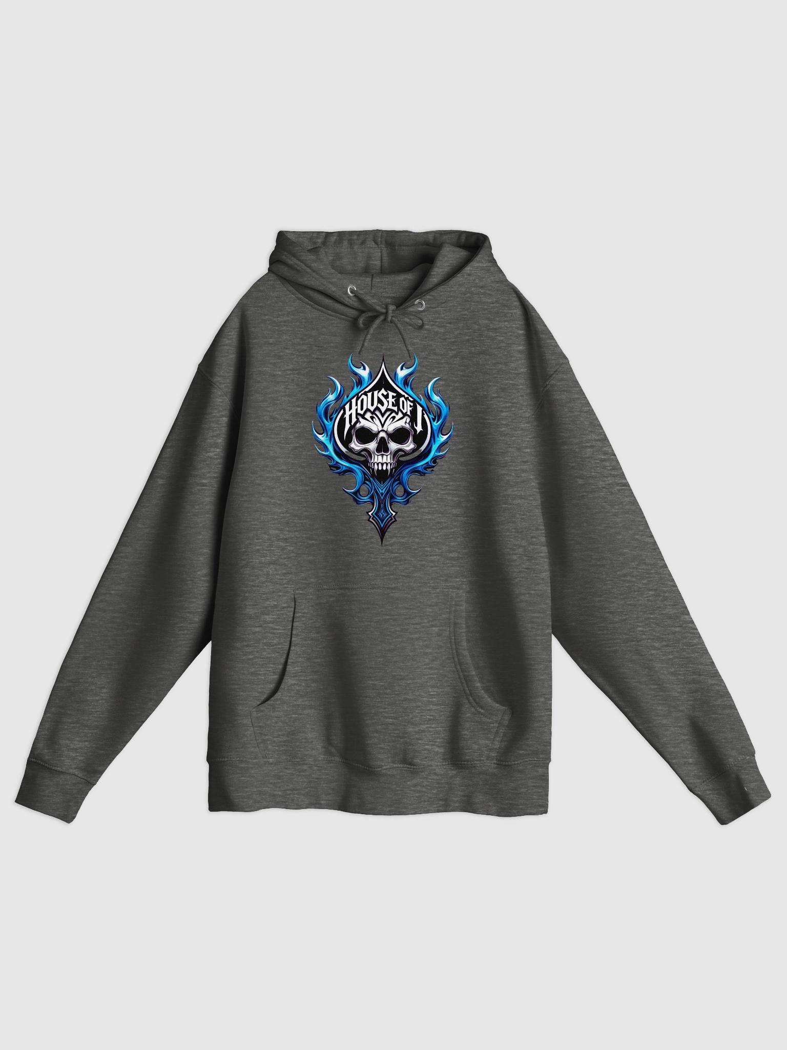 ☆YESEYESEE☆ YES Cracked Flame Logo Sweatshirt Smoky Blue ff2c39303423037328fa6e3adade5f