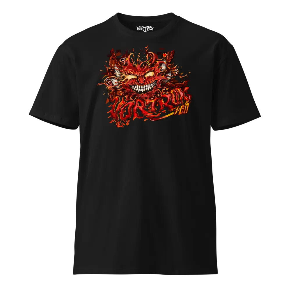 ◆DNSR◆ Violent T-shirt red black Vortrox Demon Premium Tee | Vortrox
