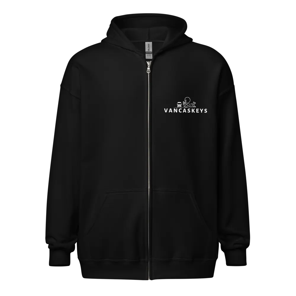 Unisex Heavy Blend Zip Hoodie (Front & Back Design)