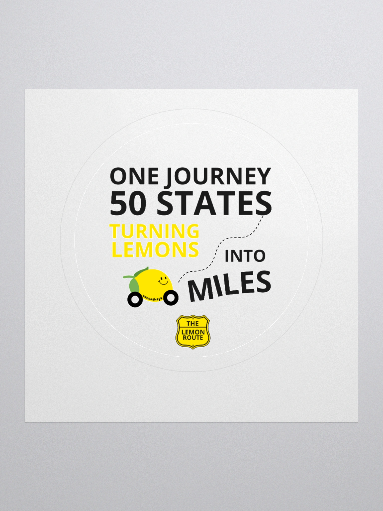 The Lemon Route Collection (Sticker)