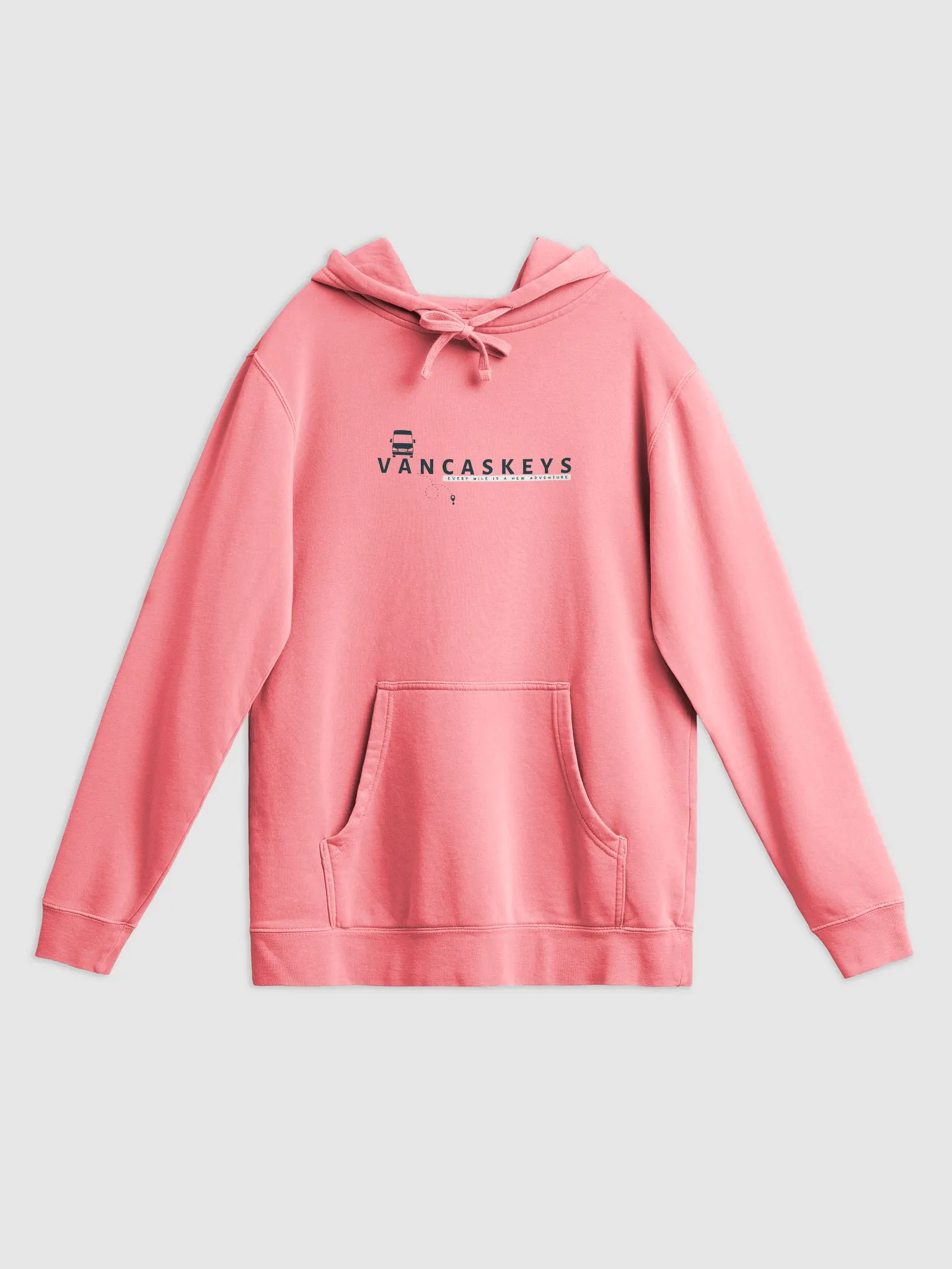 Pigment Dyed Hoodie (Front & Back Design)