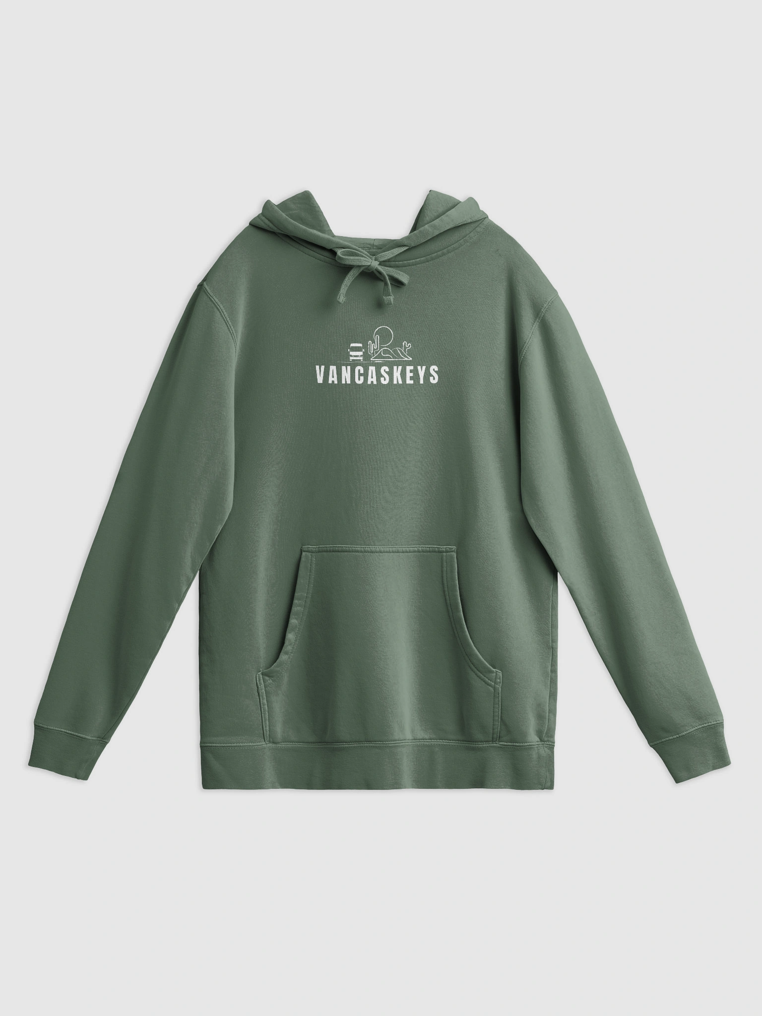 Pigment Dyed Hoodie (Front & Back Design)
