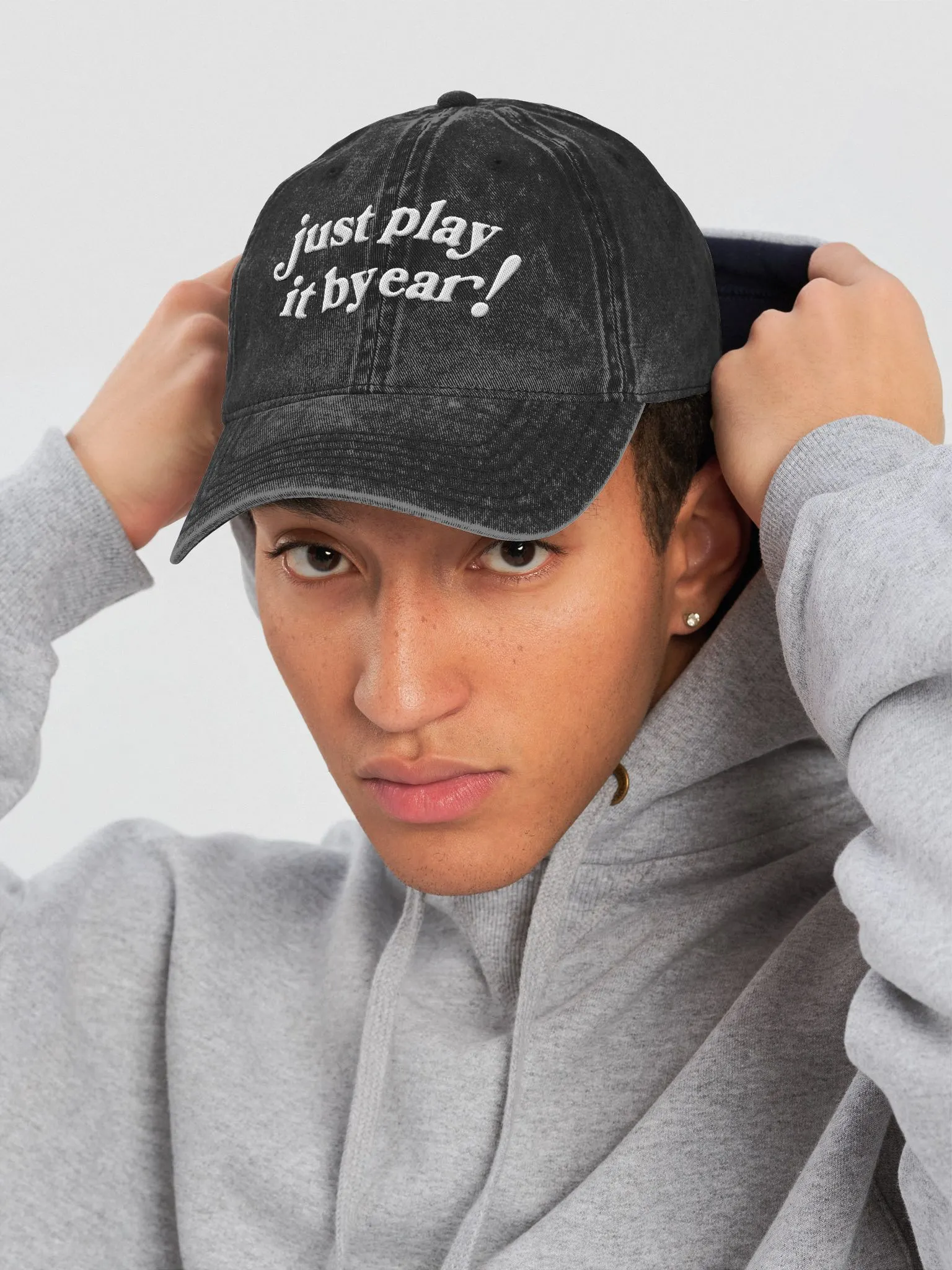帽子 BBP \"D.I.T.C. x BBP MONOGRAM CAP\" BLACK MCB Dad hat - Music City Bridge