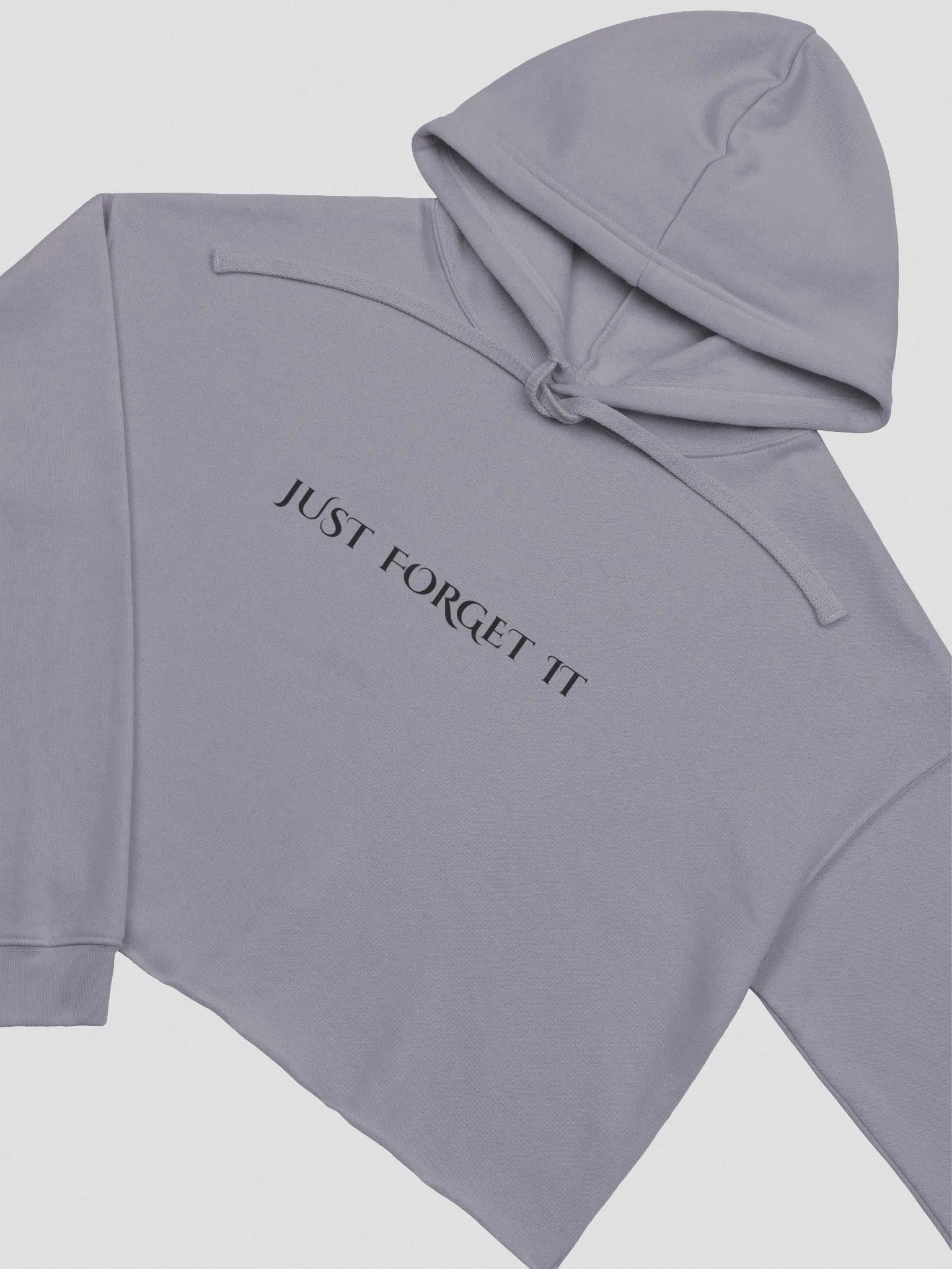 GOD ONLY KNOWS 岩田剛典 CROPPED SWEAT HOODIE Faith 1/2 Zip Crop Hoodie - Dark Charcoal Grey – STRONGER