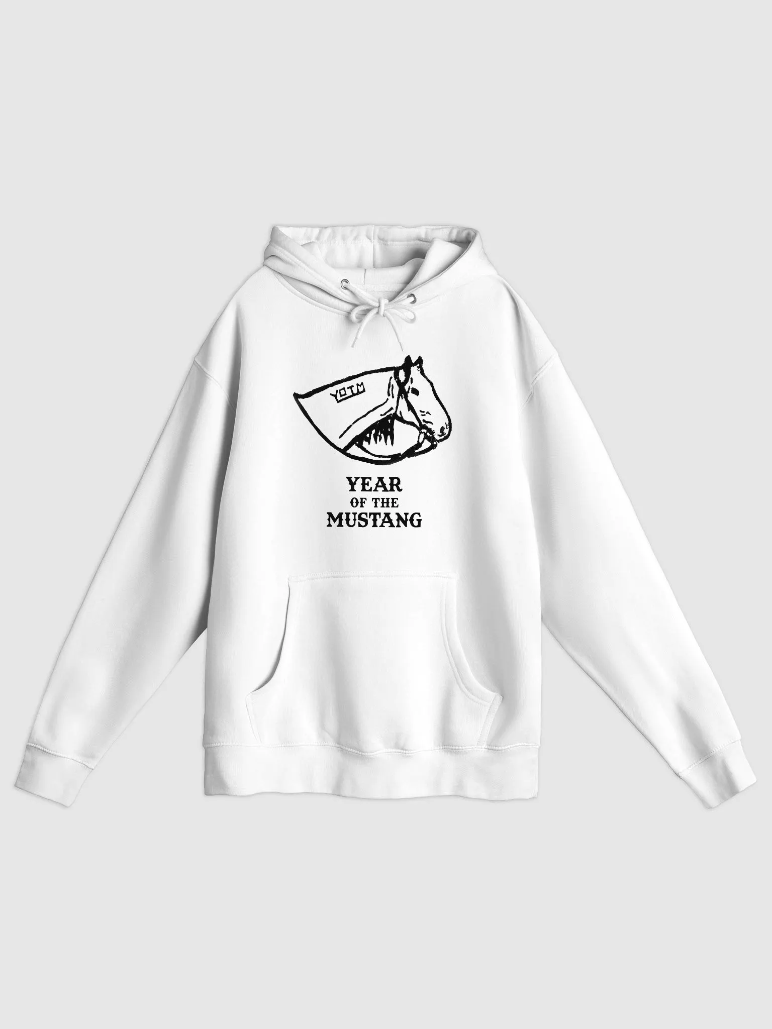 Year of the Mustang Hoodie (Black Logo) | Year of the Mustang