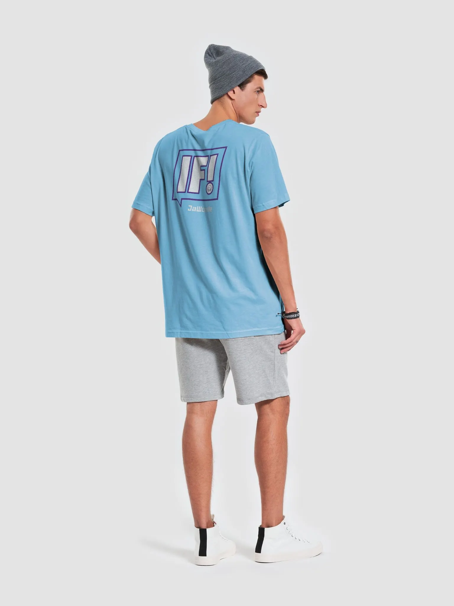 【IFYOUWANT】Face path T-shirt Think For Yourself (dark) Men's T-Shirt | 93XRT