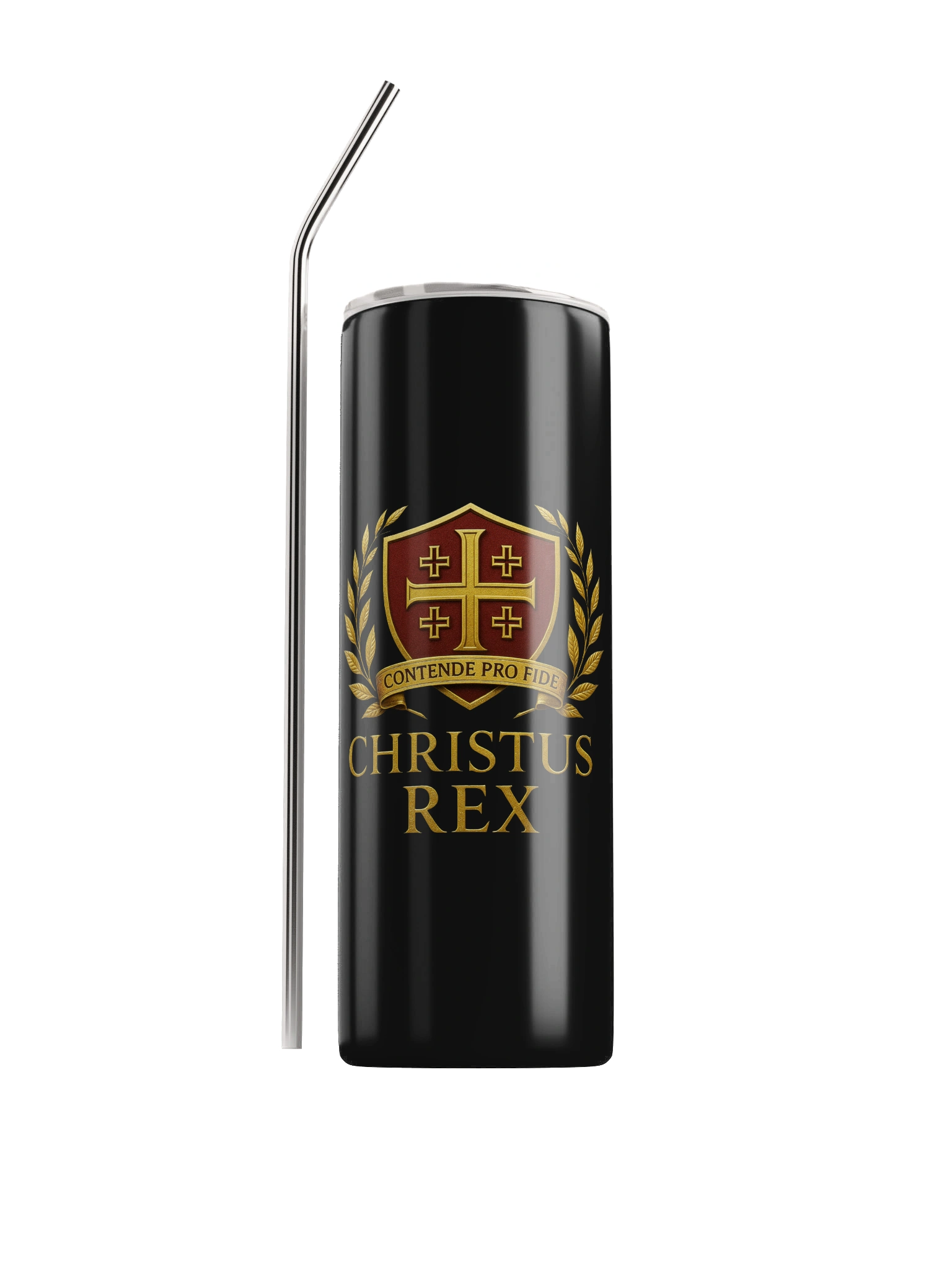 Christus Rex Shield Tumbler