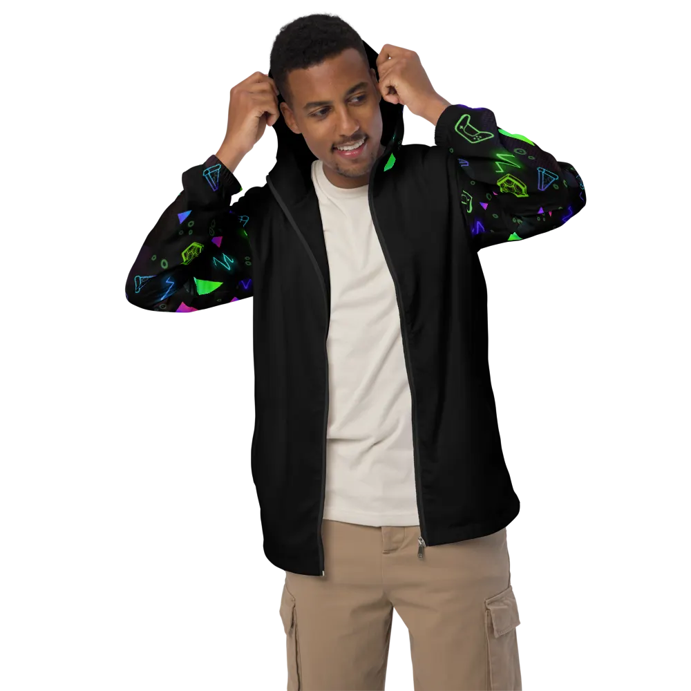 90s Arcade Vibes - Windbreaker | Shellaxin