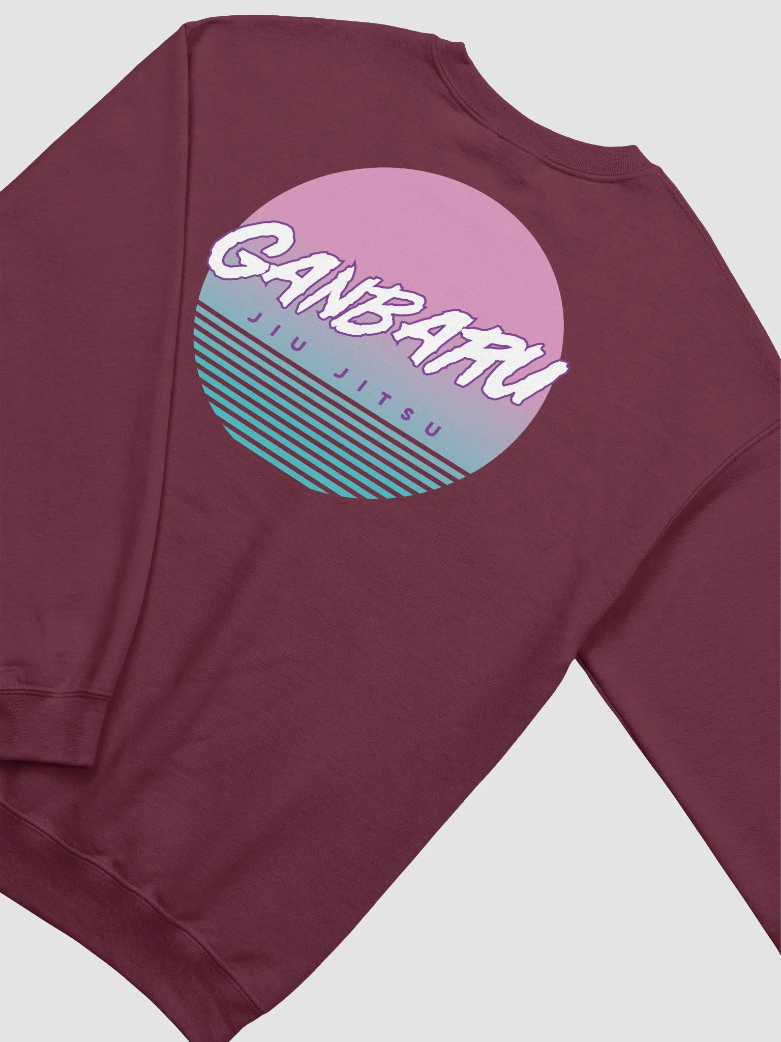 Ganbaru 80s Sunset Sweatshirt | Ganbaru Jiujitsu