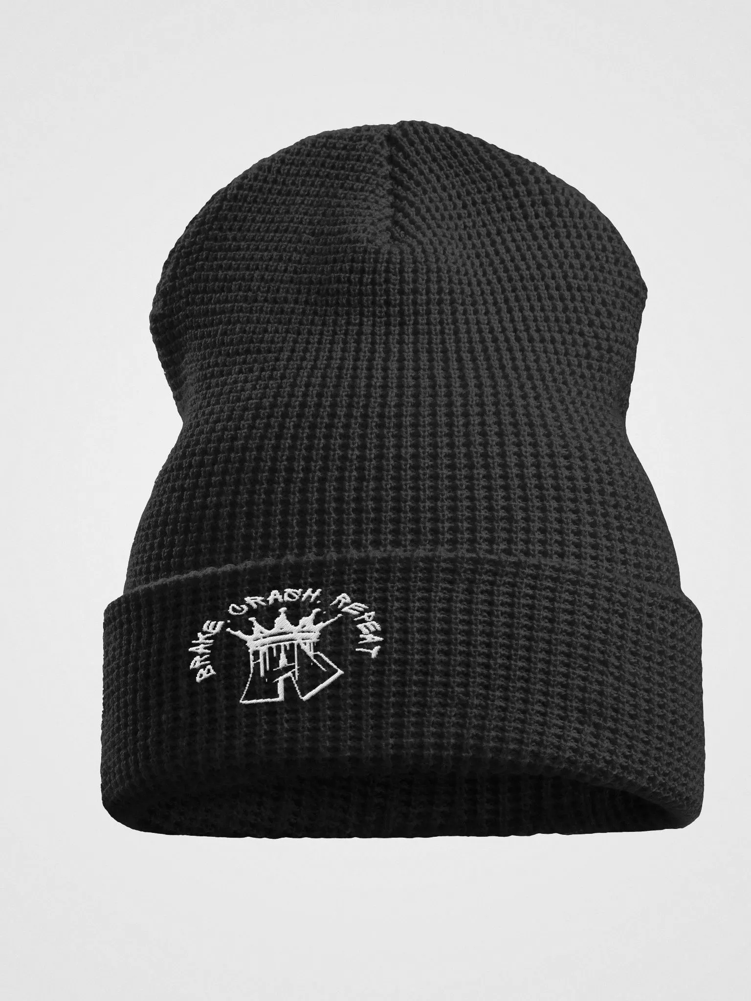 ★LECYTO★ Pearl Waffle Logo BeanieGray Pearl Waffle Logo Beanie_[Gray] - LECYTO