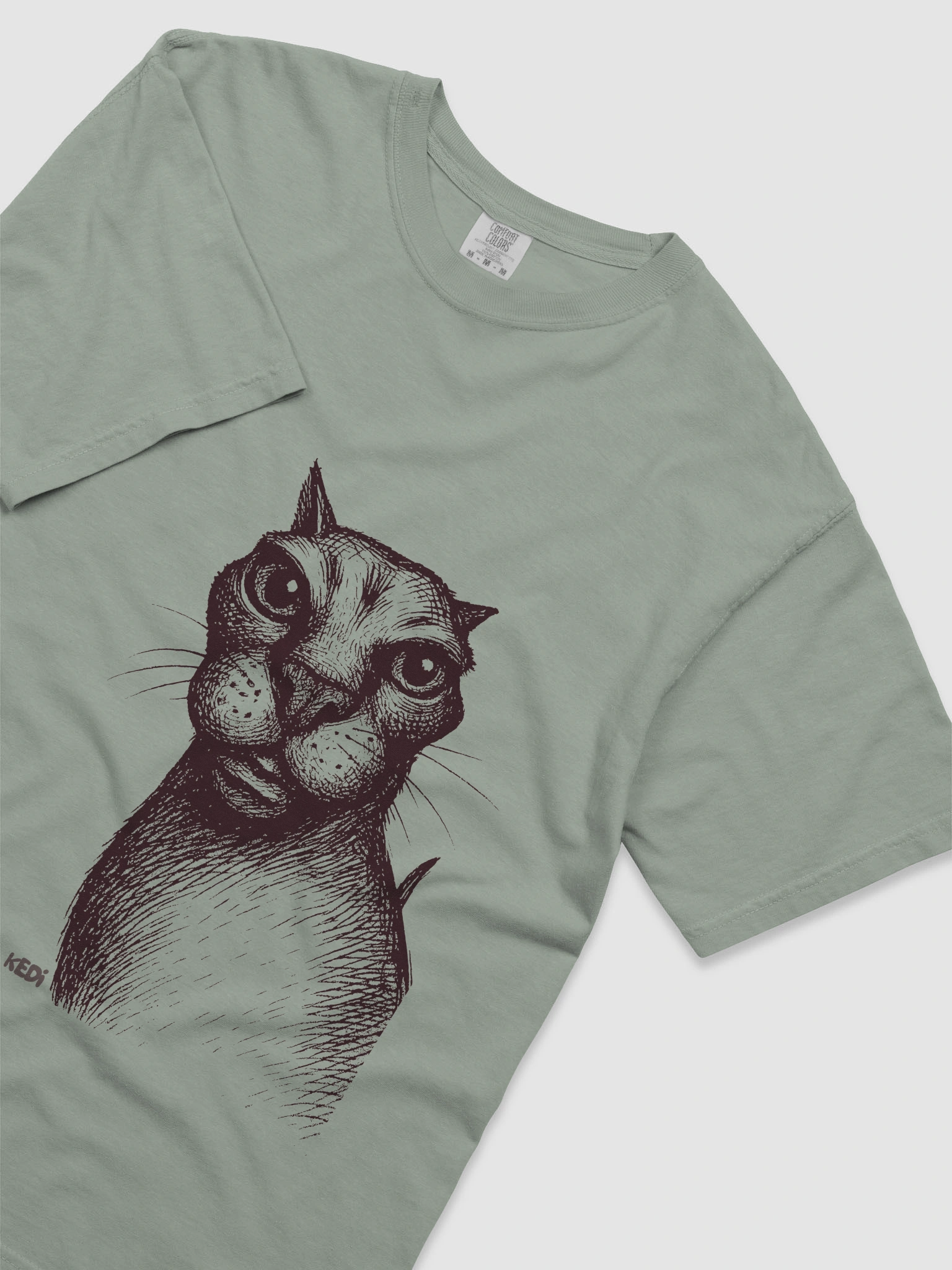【1993studio】 Big cat drawing t-shirt / 追跡付 1993studio】25SS☆ Big Cat Drawing T-Shirt (1993studio/T