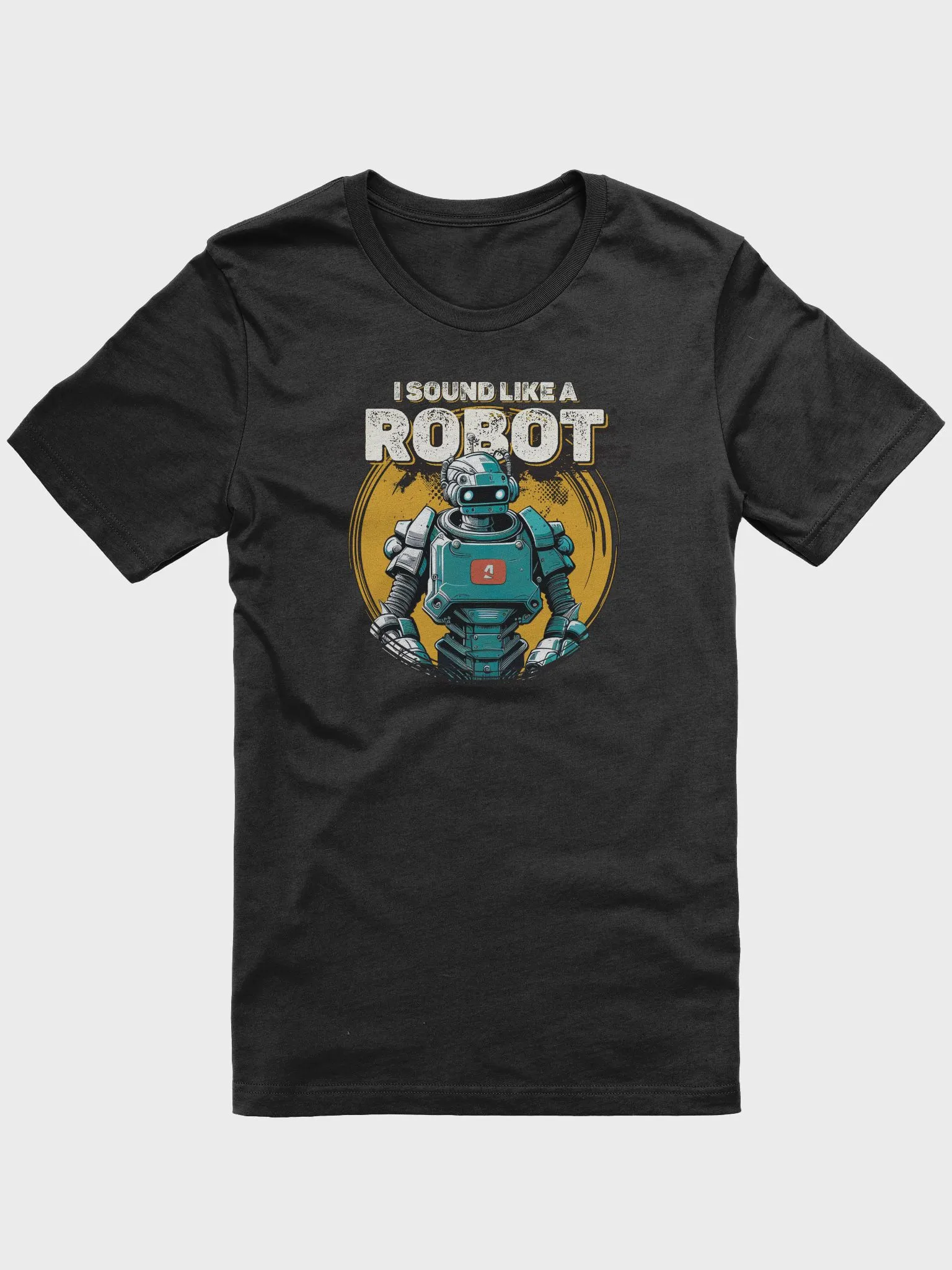 【2plan】Light Robot Printing Short Sleeve T-shirt JoeBot Short-Sleeve Soft-Style Unisex T-Shirt - Joe Latimer