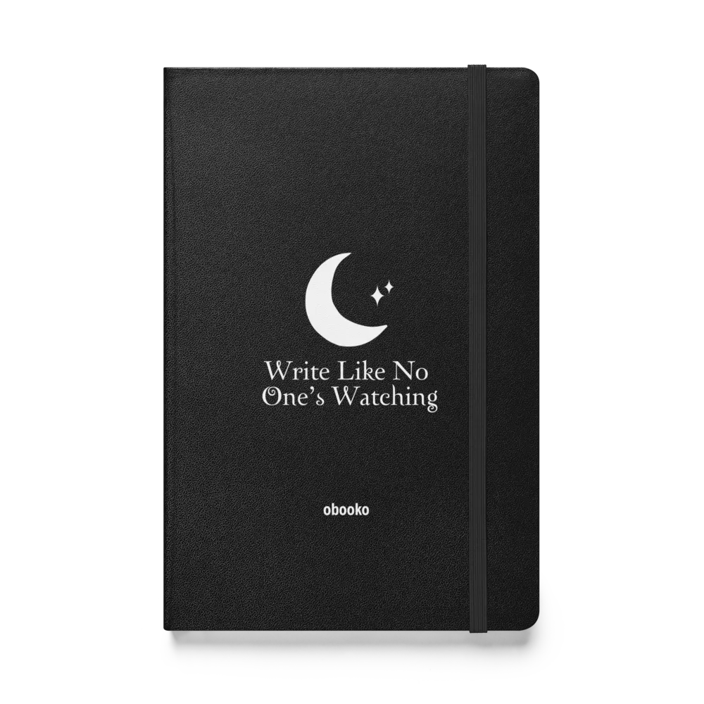 Twilight Moon Notebook Black